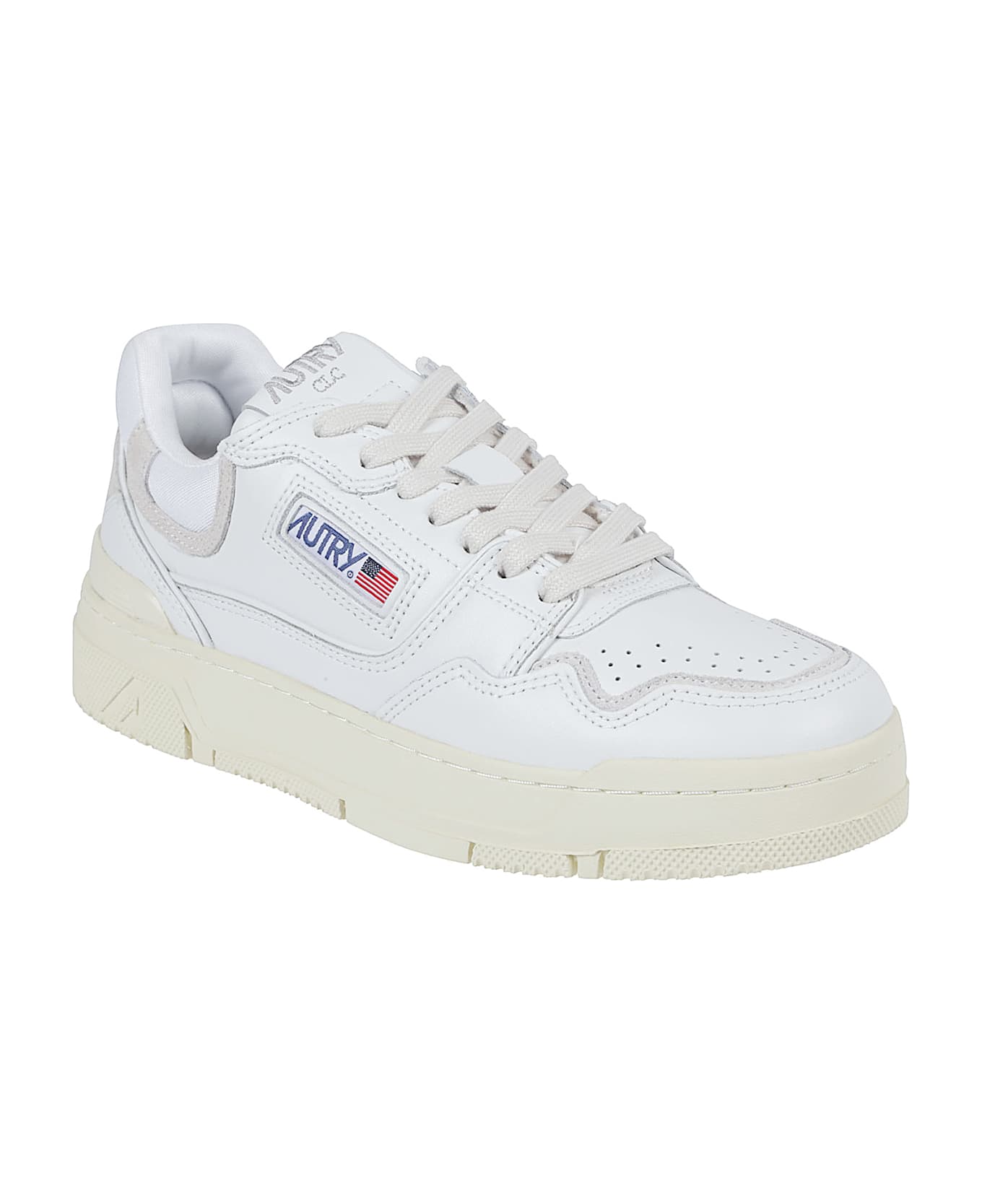 Autry Counter Lock Cord Low Sneakers - White