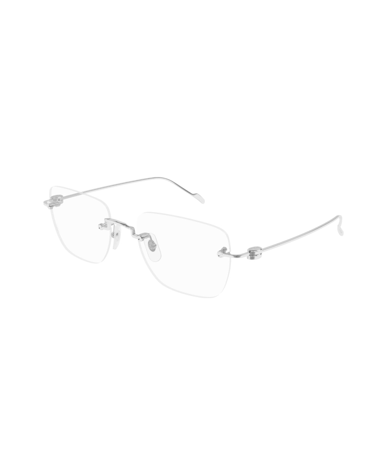 Cartier Eyewear Ct0379o003 Silver Silver Transpa - 003 silver silver transpa