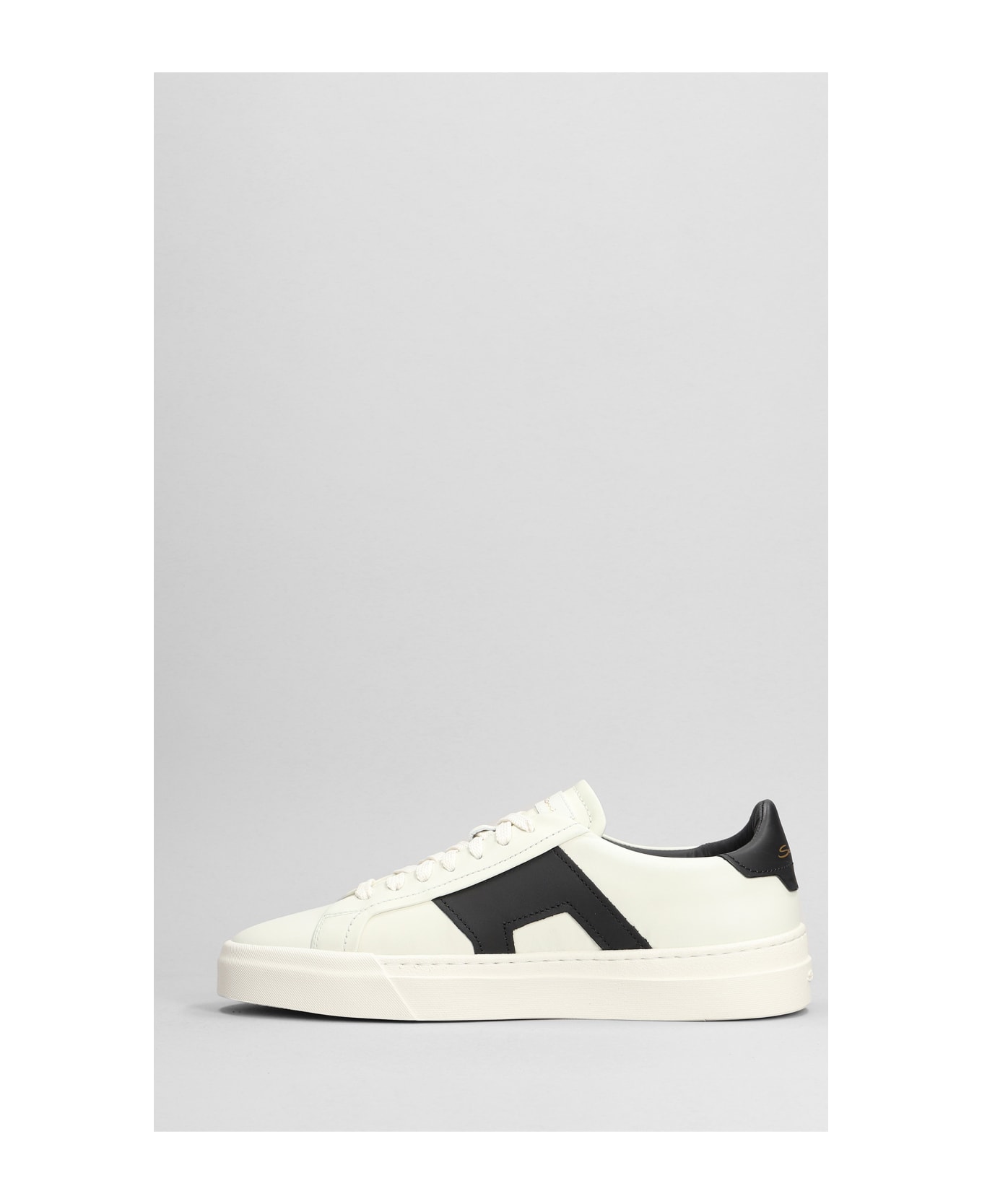 Santoni Dbs4 Sneakers In White Leather - white