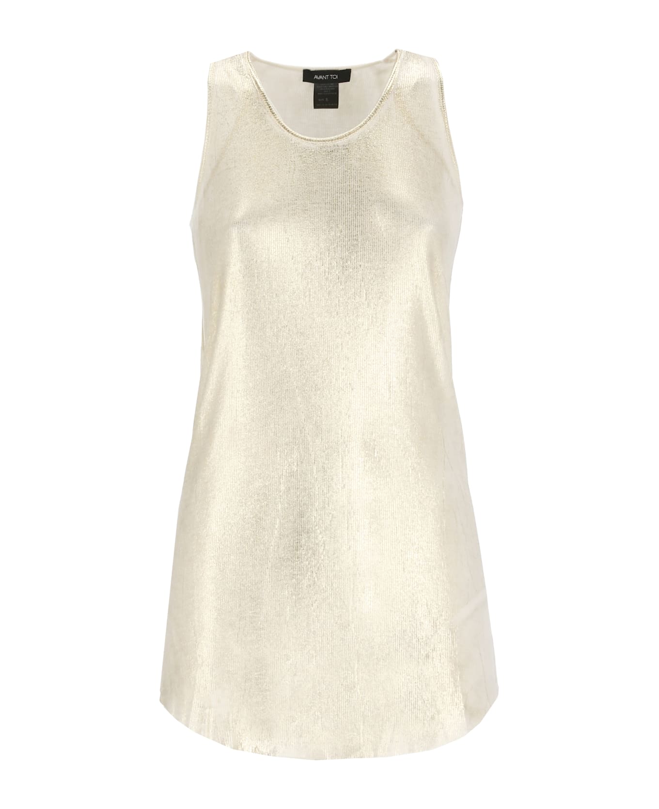 Avant Toi Sweater With Lurex Details - Golden