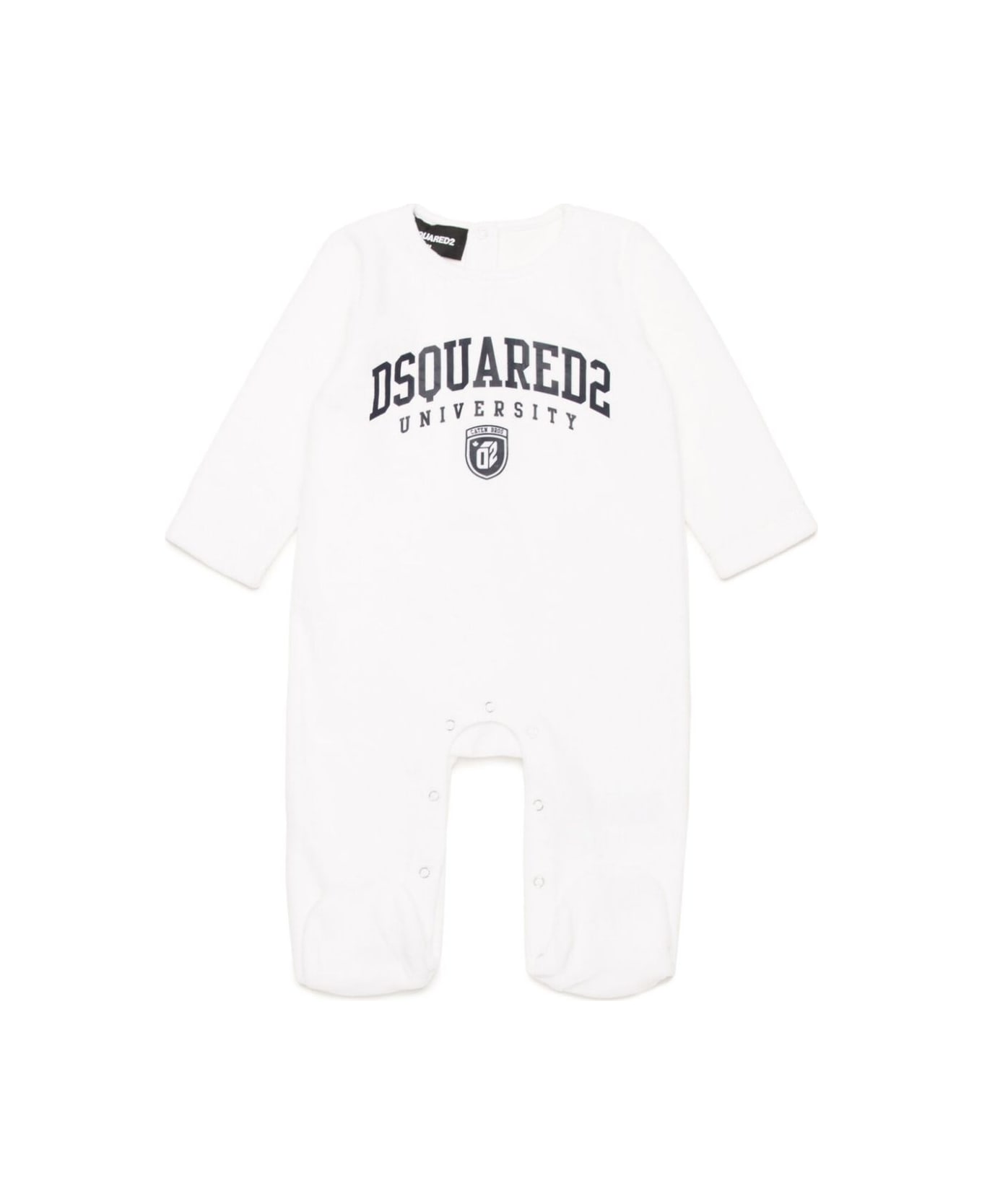 Dsquared2 Tutina Con Stampa - White