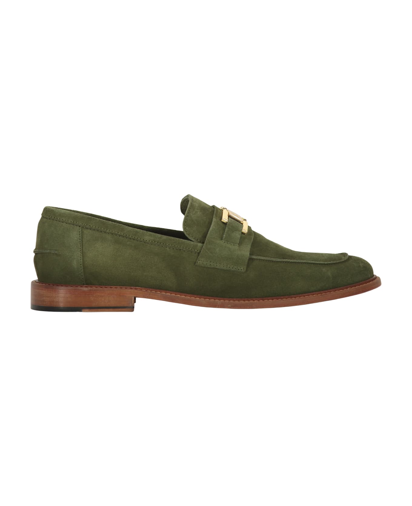 Bruno Magli Calfskin Loafers - green
