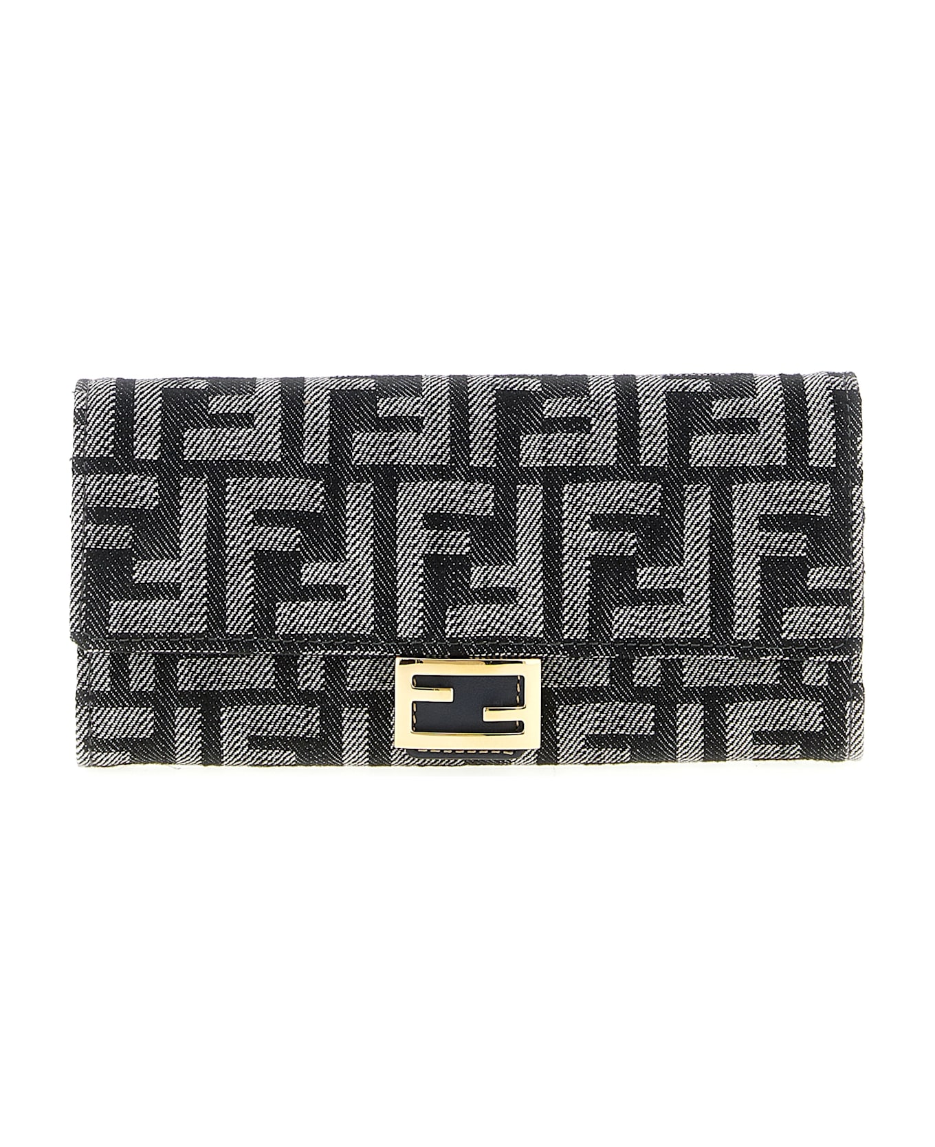 Fendi 
baguette
 Chain Wallet - Black   財布