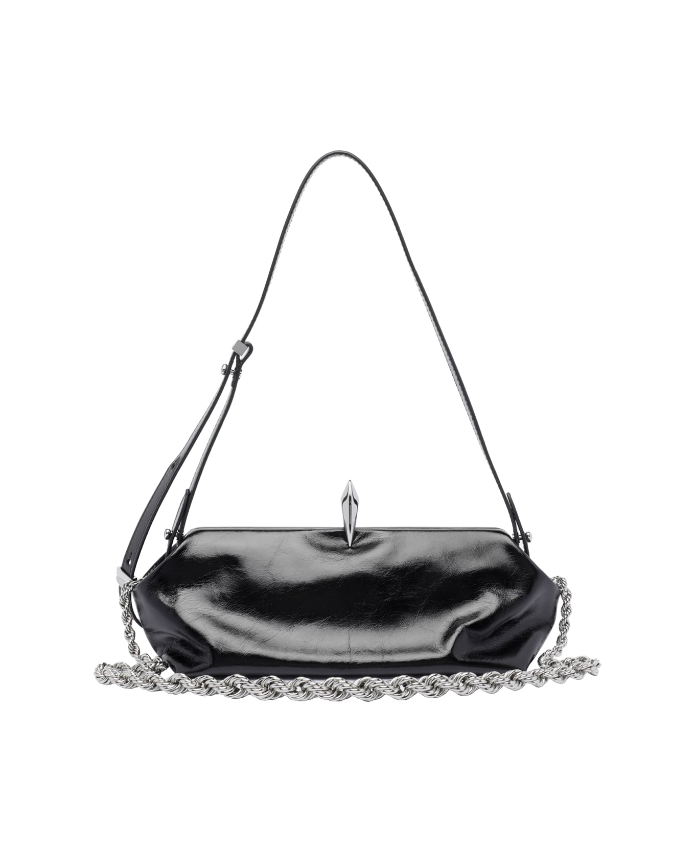 Benedetta Bruzziches Sophia La Petite Shoulder Bag - Black