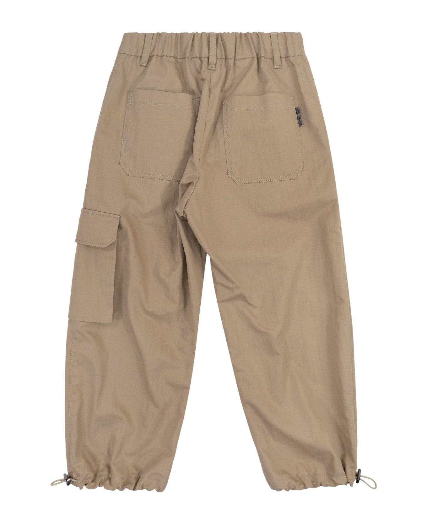 Brunello Cucinelli Cotton Cargo Pocket Trousers - Cookie ボトムス