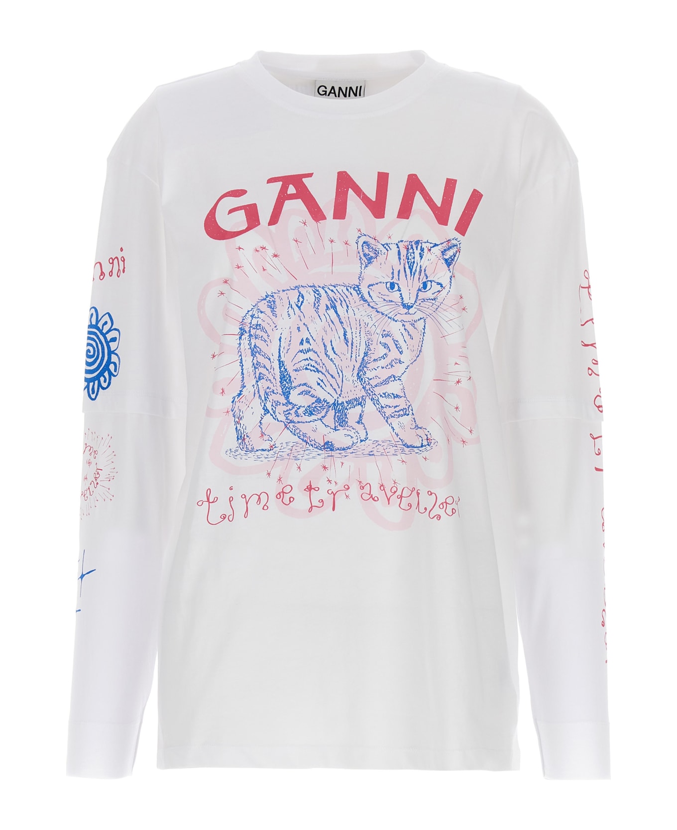Ganni Cat T-shirt | italist