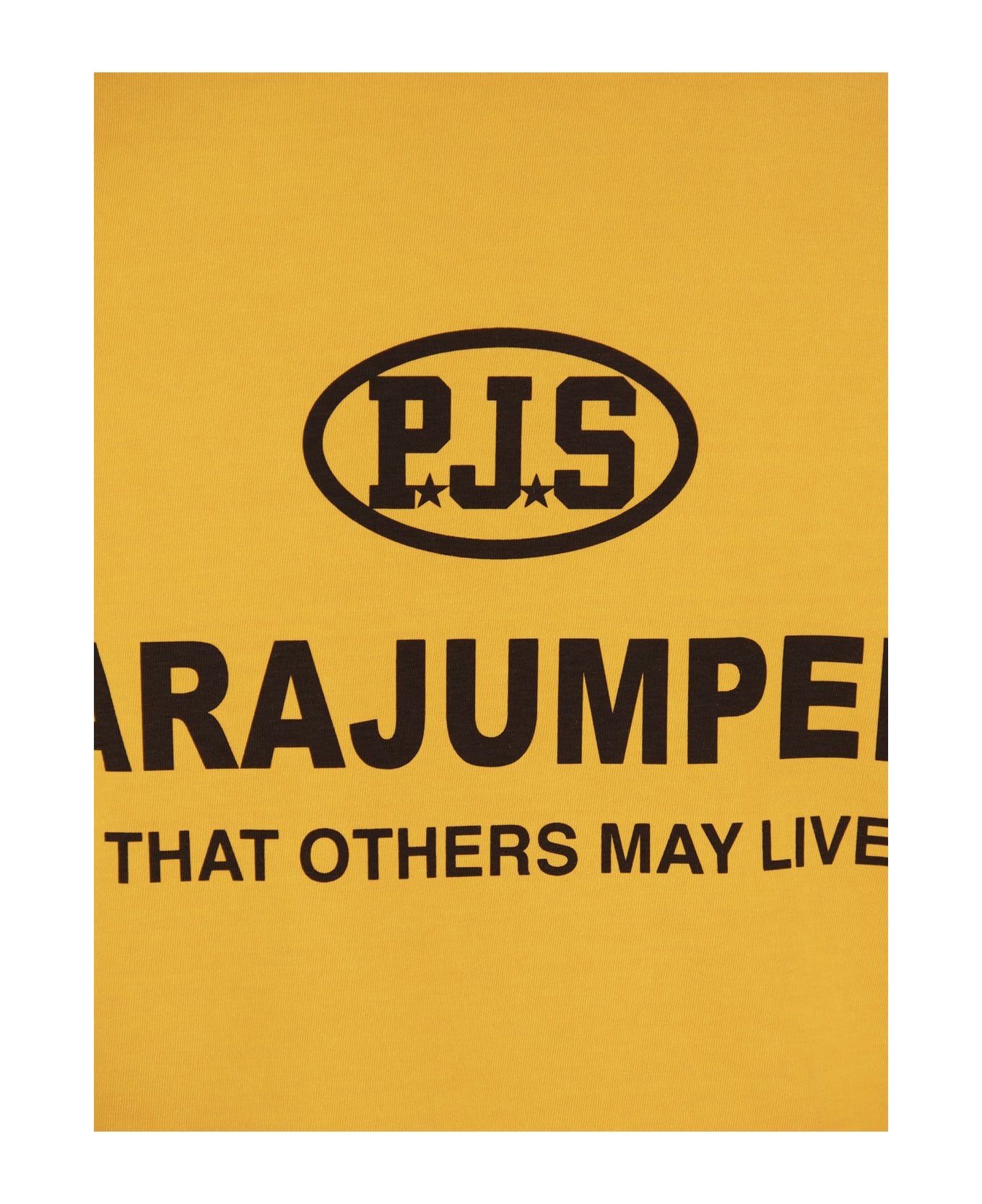 Parajumpers Toml - T-shirt With Front Lettering - Yellow
