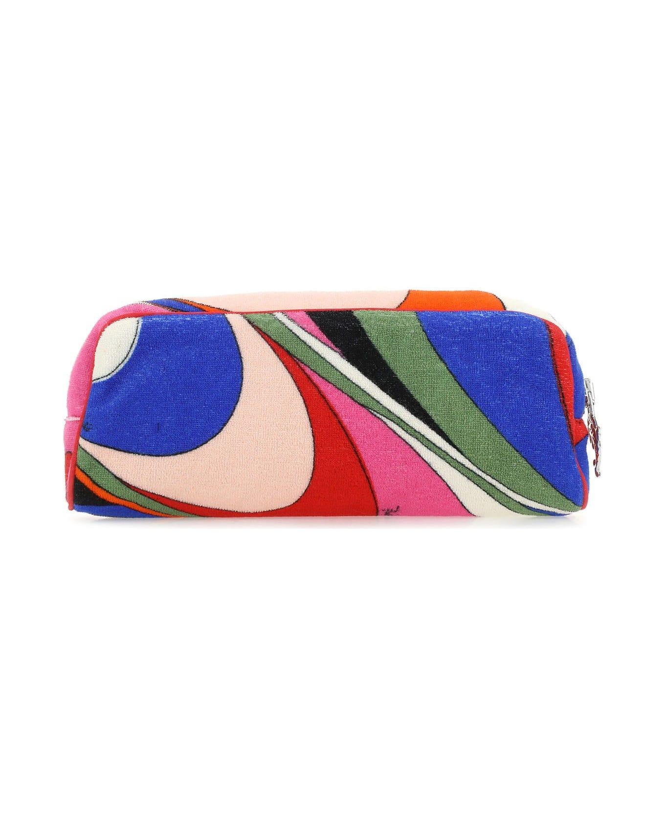 Pucci Multicolor Fabric Beauty Case - Multicolor クラッチバッグ