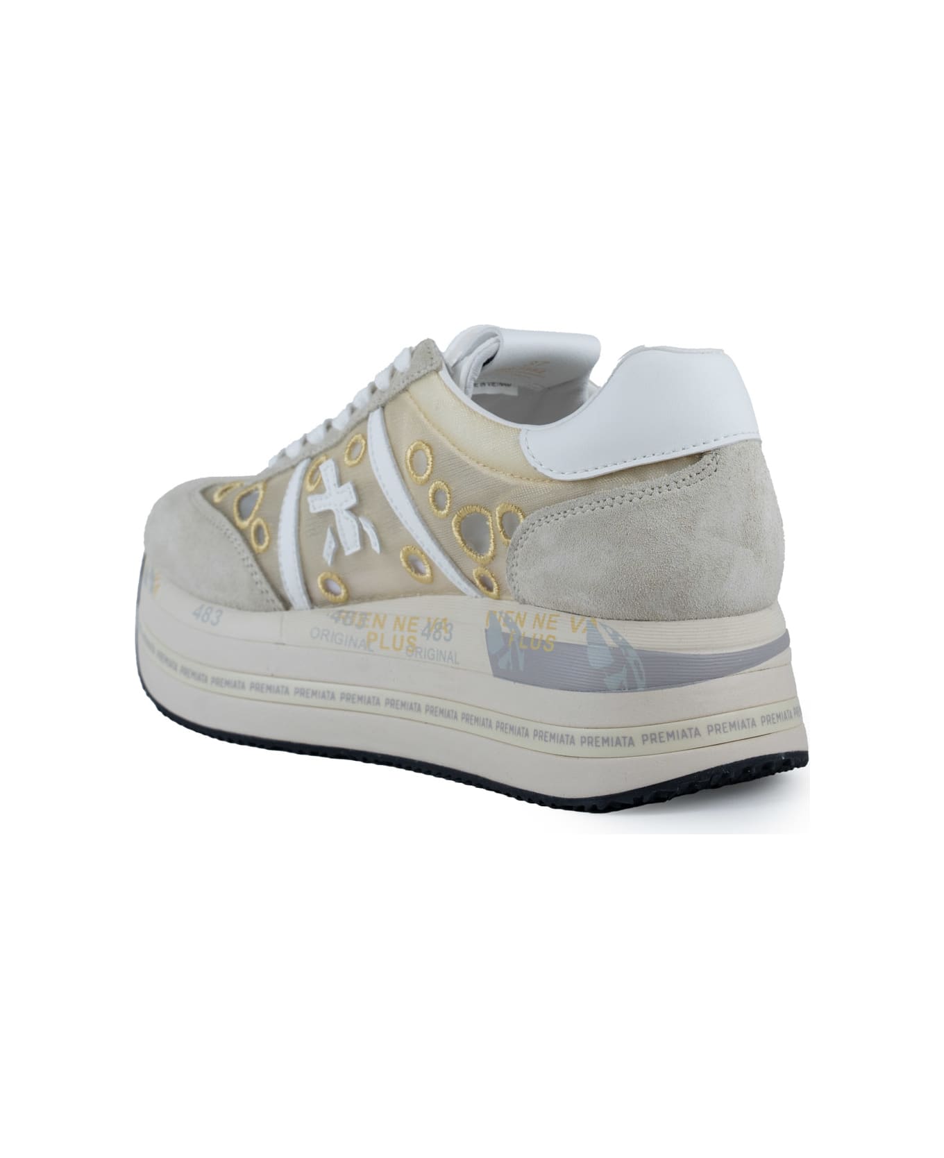Premiata Beth 7382 Sneakers - Avorio