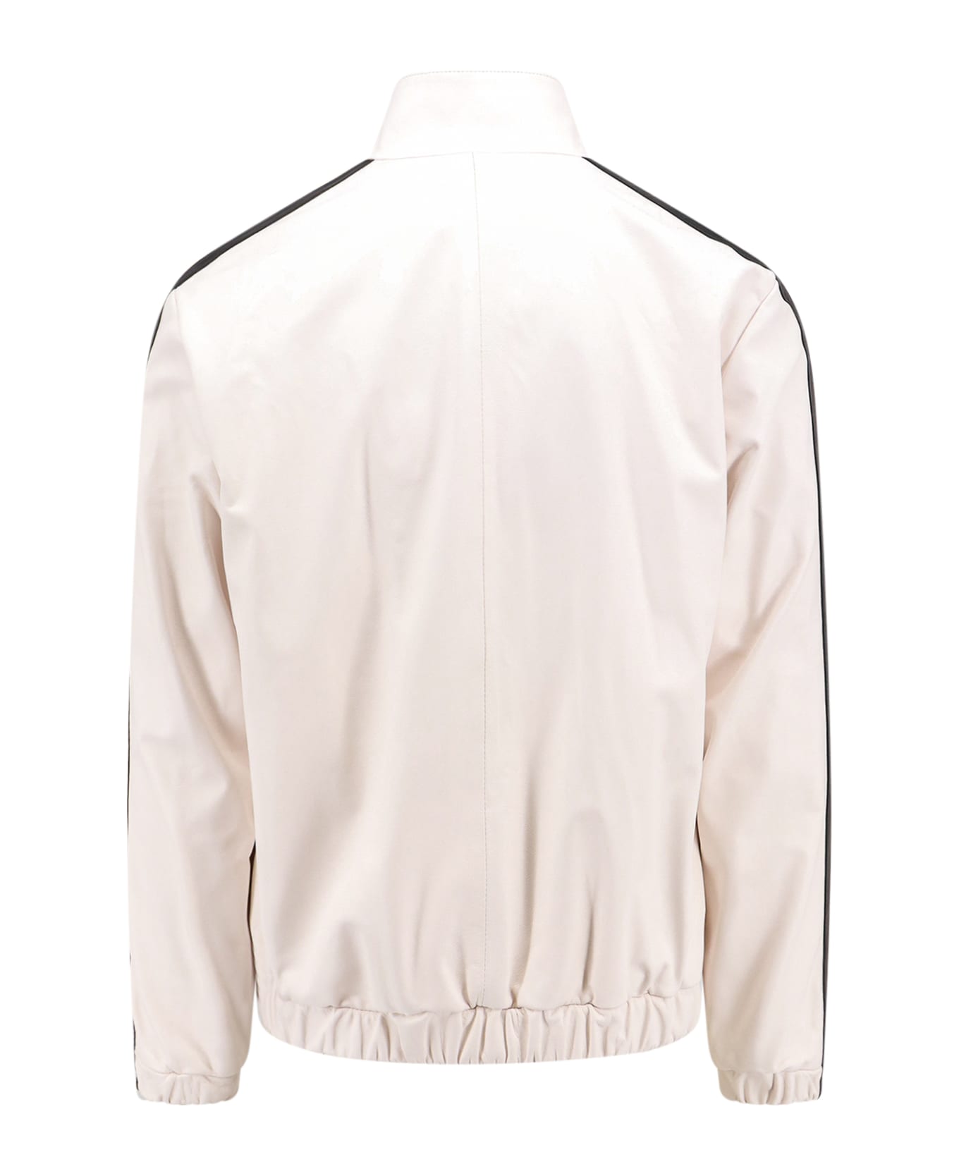 Palm Angels Leather Jacket - White レザージャケット
