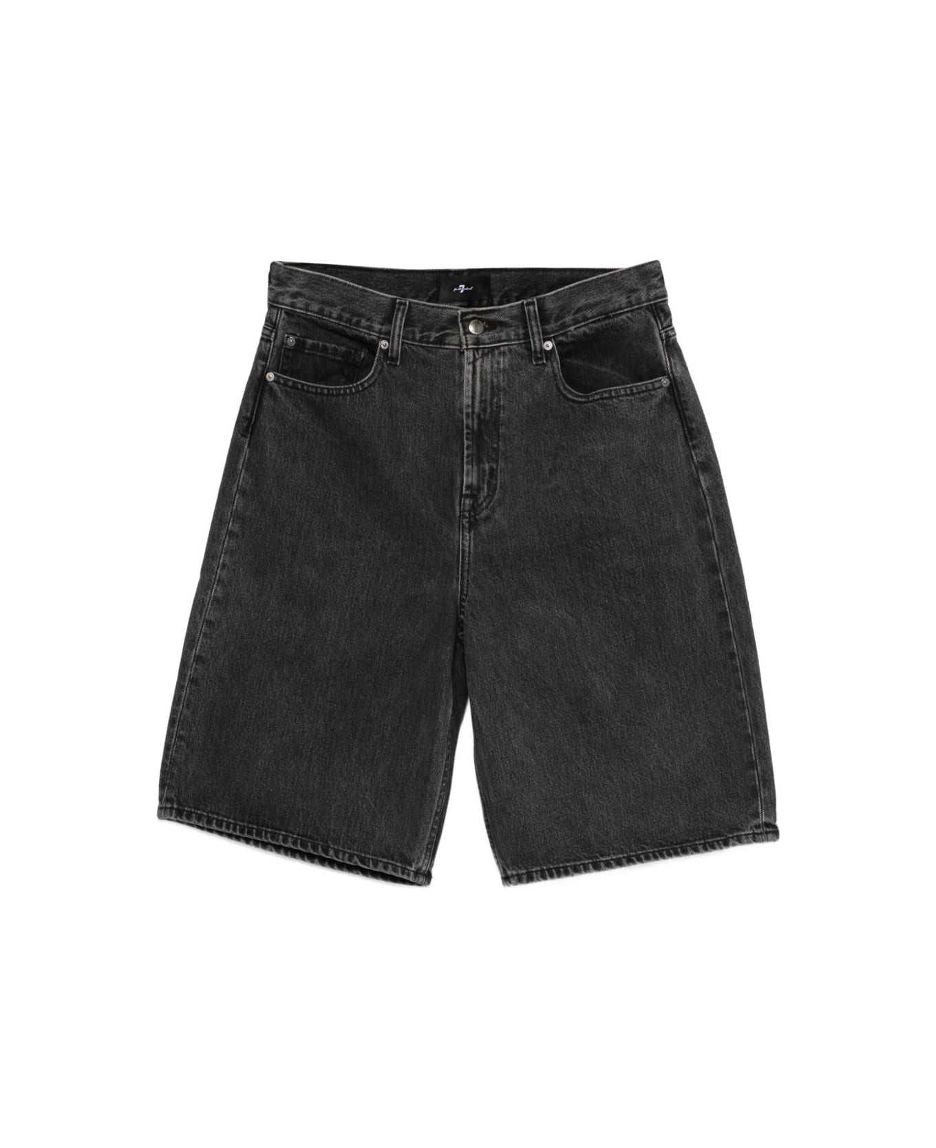 7 For All Mankind Five-pocket Denim Shorts - Blue