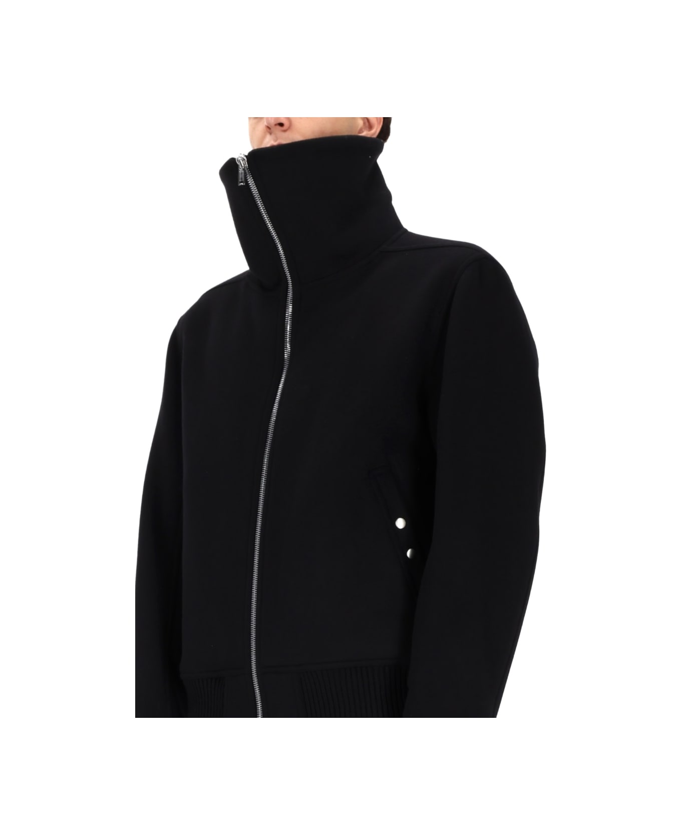 Rick Owens "blixa Dracucollar" Jacket - BLACK