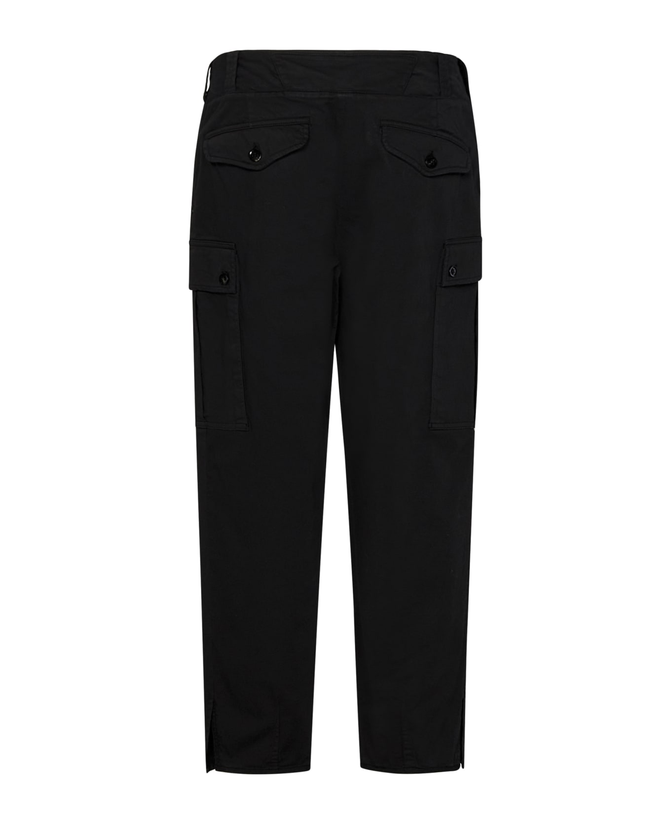 Tom Ford Stretch Cotton Cargo Trousers - black