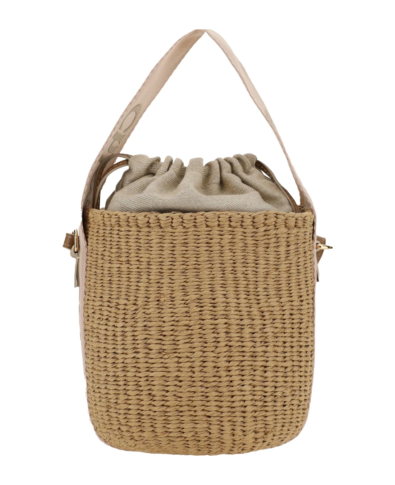 Chloé Small 'woody' Bucket Bag - Blushy Beige ショルダーバッグ