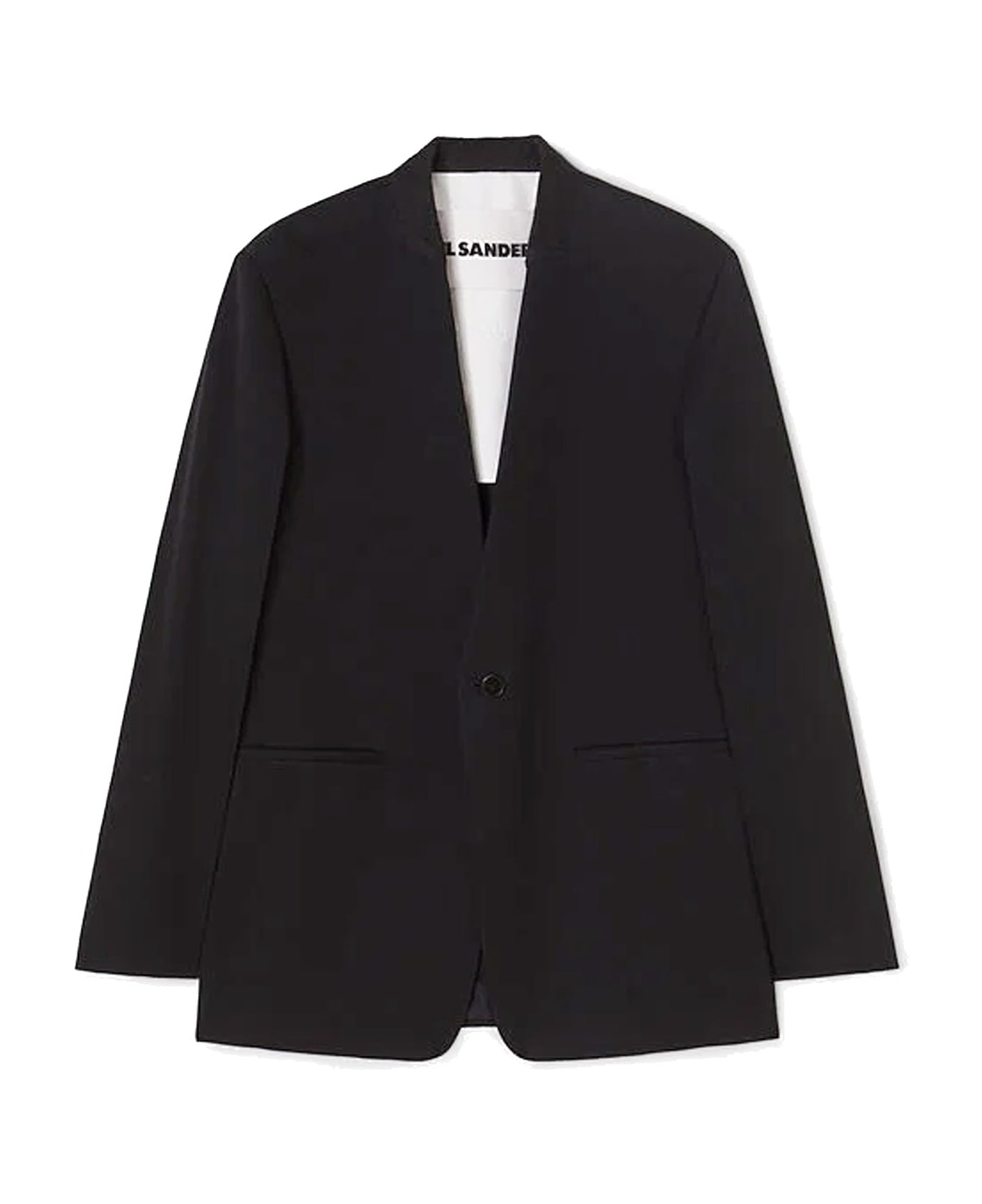 Jil Sander Tailored Wool Jacket - Black