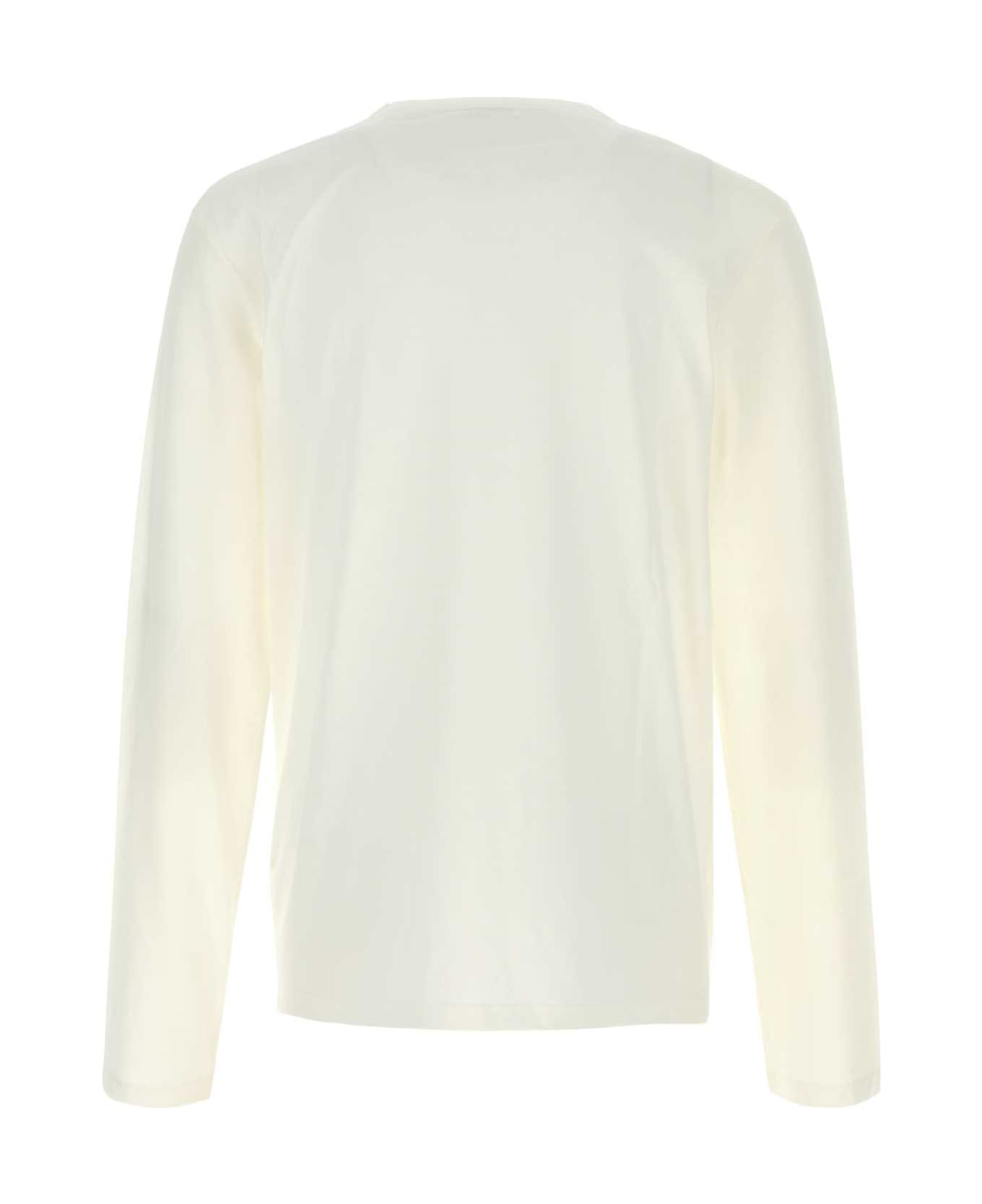 Jil Sander White Cotton T-shirt - 100
