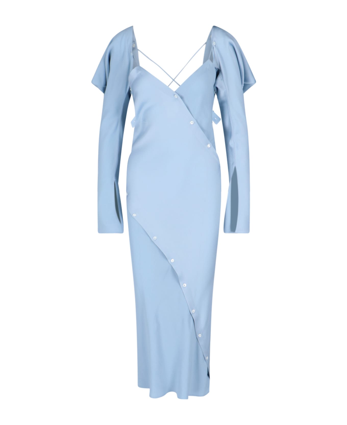 Setchu 'origami' Dress - Light Blue