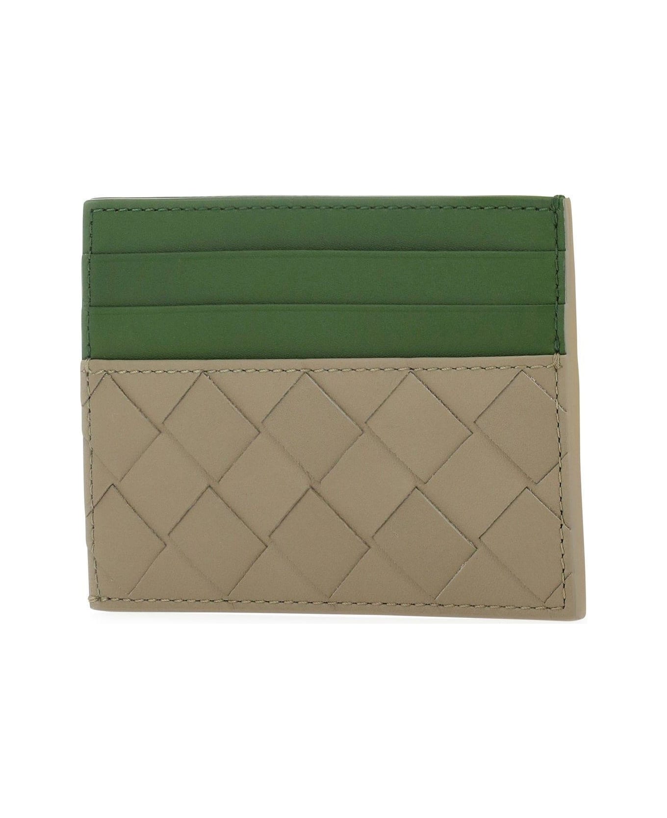 Bottega Veneta Two-tone Leather Card Holder