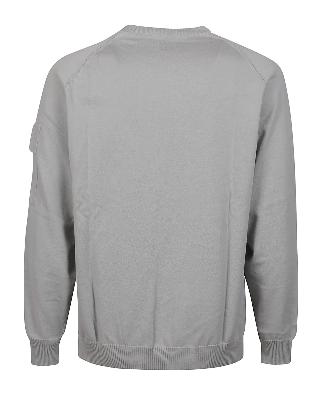C.P. Company Metropolis Stretch Pocket Sweater - Drizzle Grey