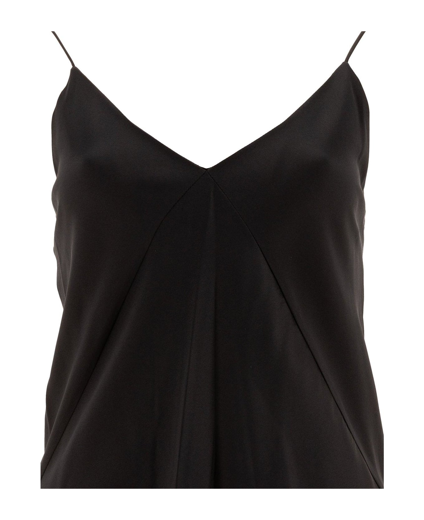 Max Mara Metello V-neck Sleeveless Top - Nero