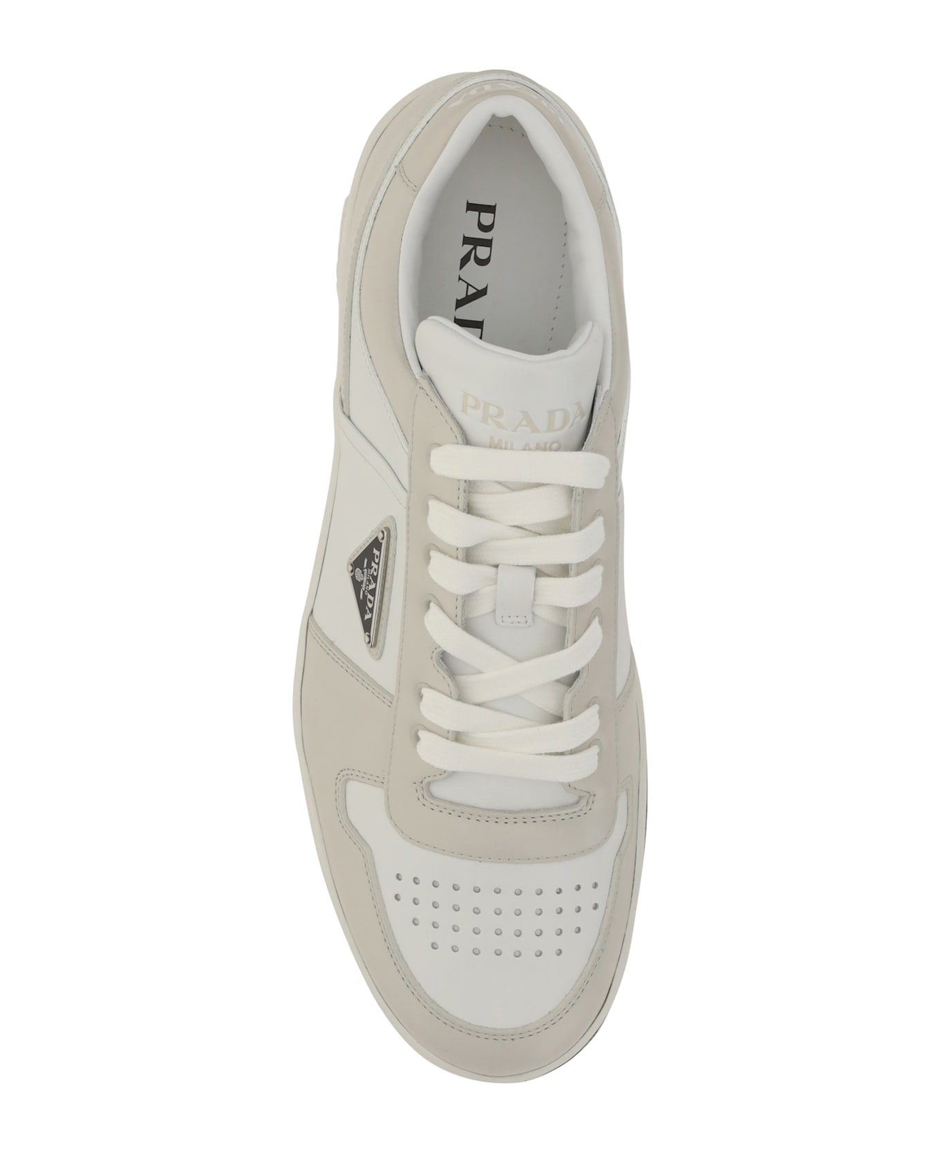 Prada Sneakers - Bianco+polvere