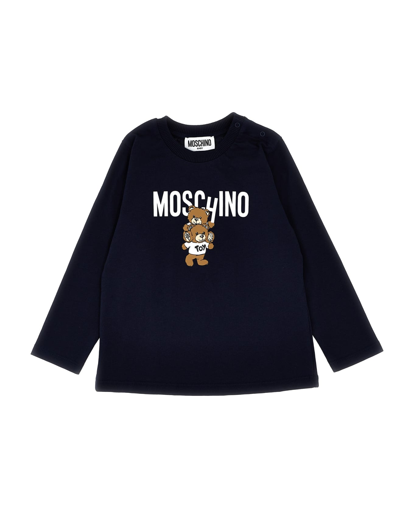 Moschino Logo Print T-shirt - Blue