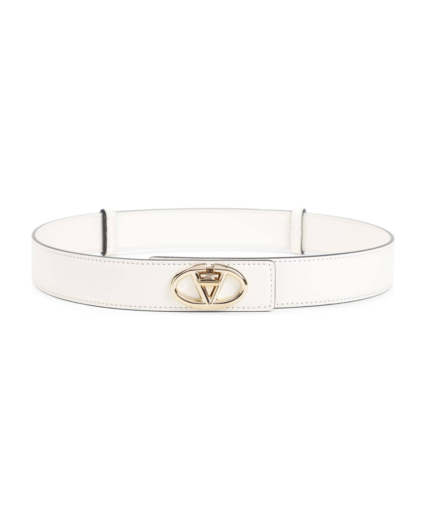 Valentino Garavani Vlogo Belt - Ivory