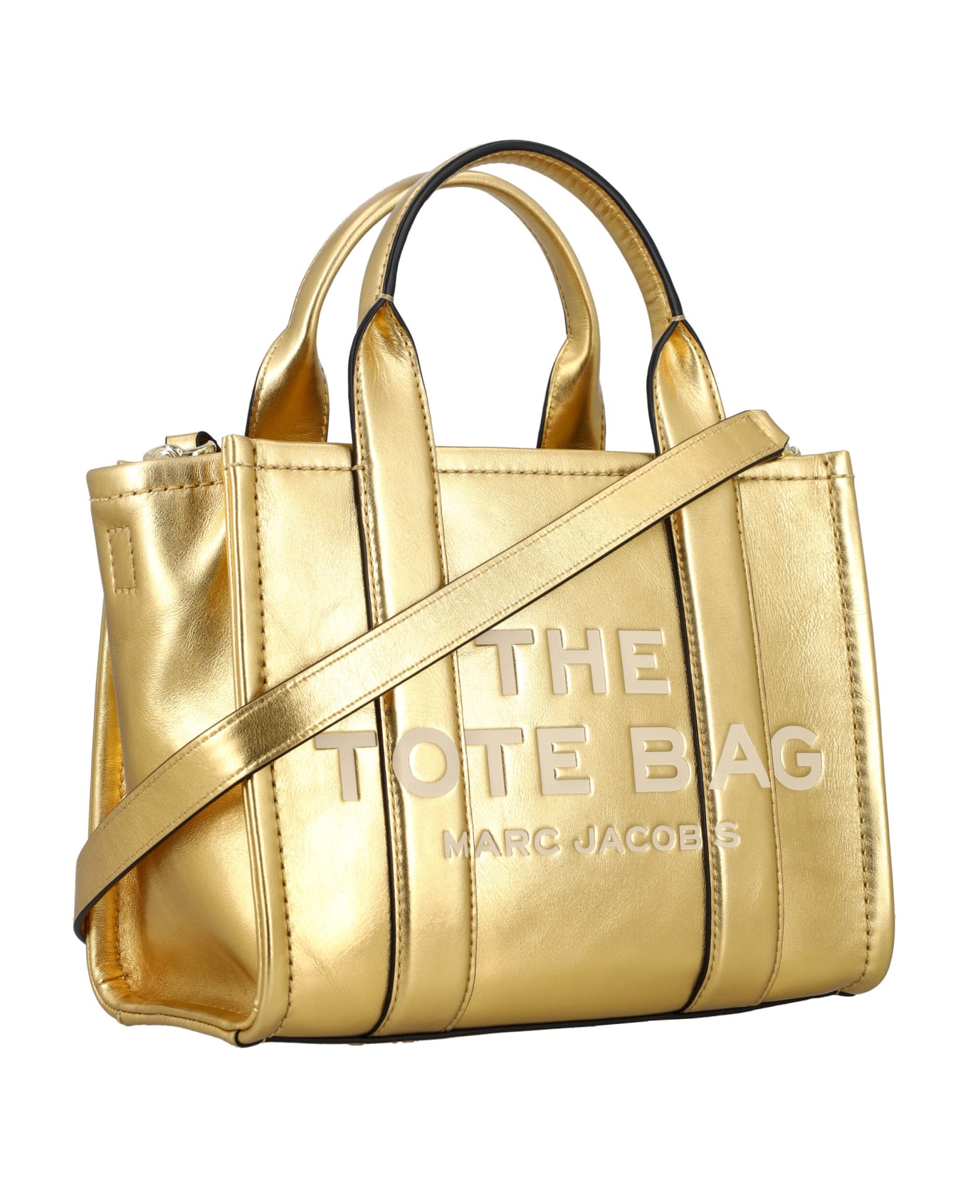 Marc Jacobs The Small Tote Bag Metallic - GOLD