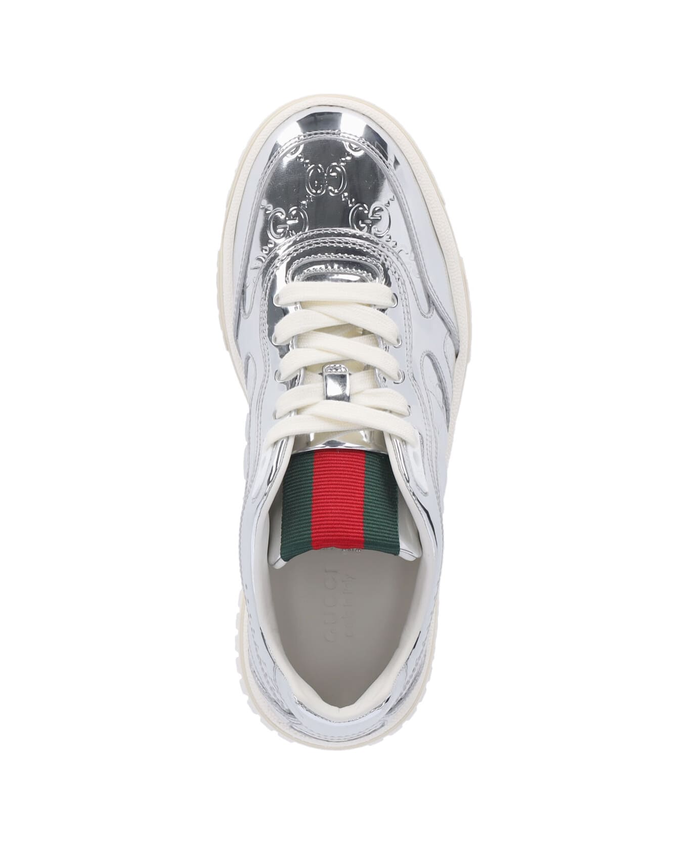 Gucci "re-web" Sneakers - Silver