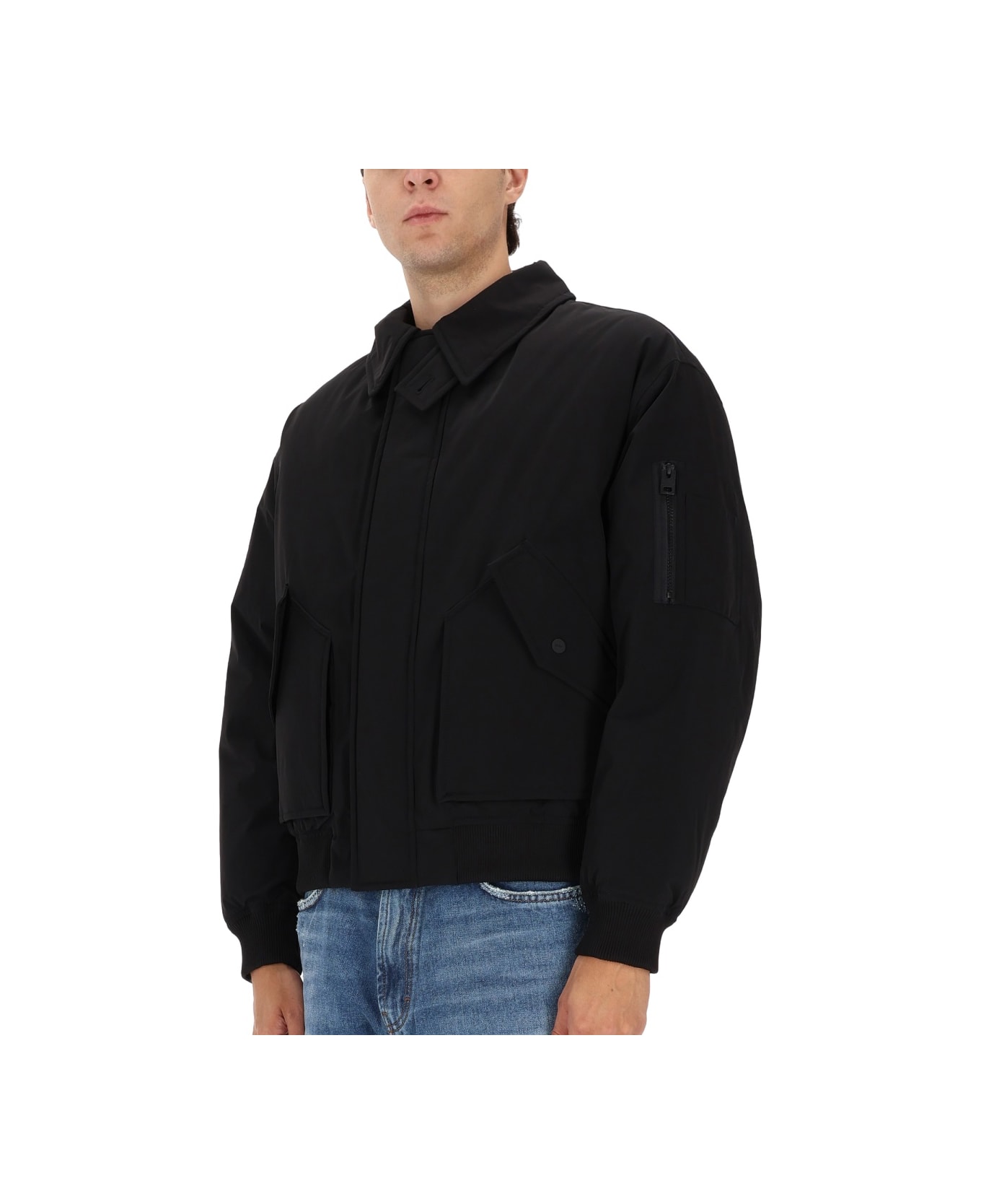 Hugo Boss Padded "bard" Jacket - BLACK