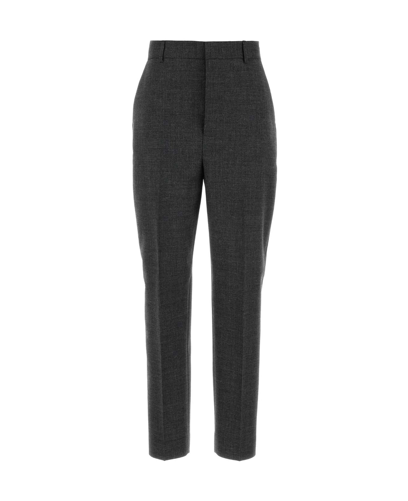 Moschino Dark Grey Wool Pant - Fantasia Grigio