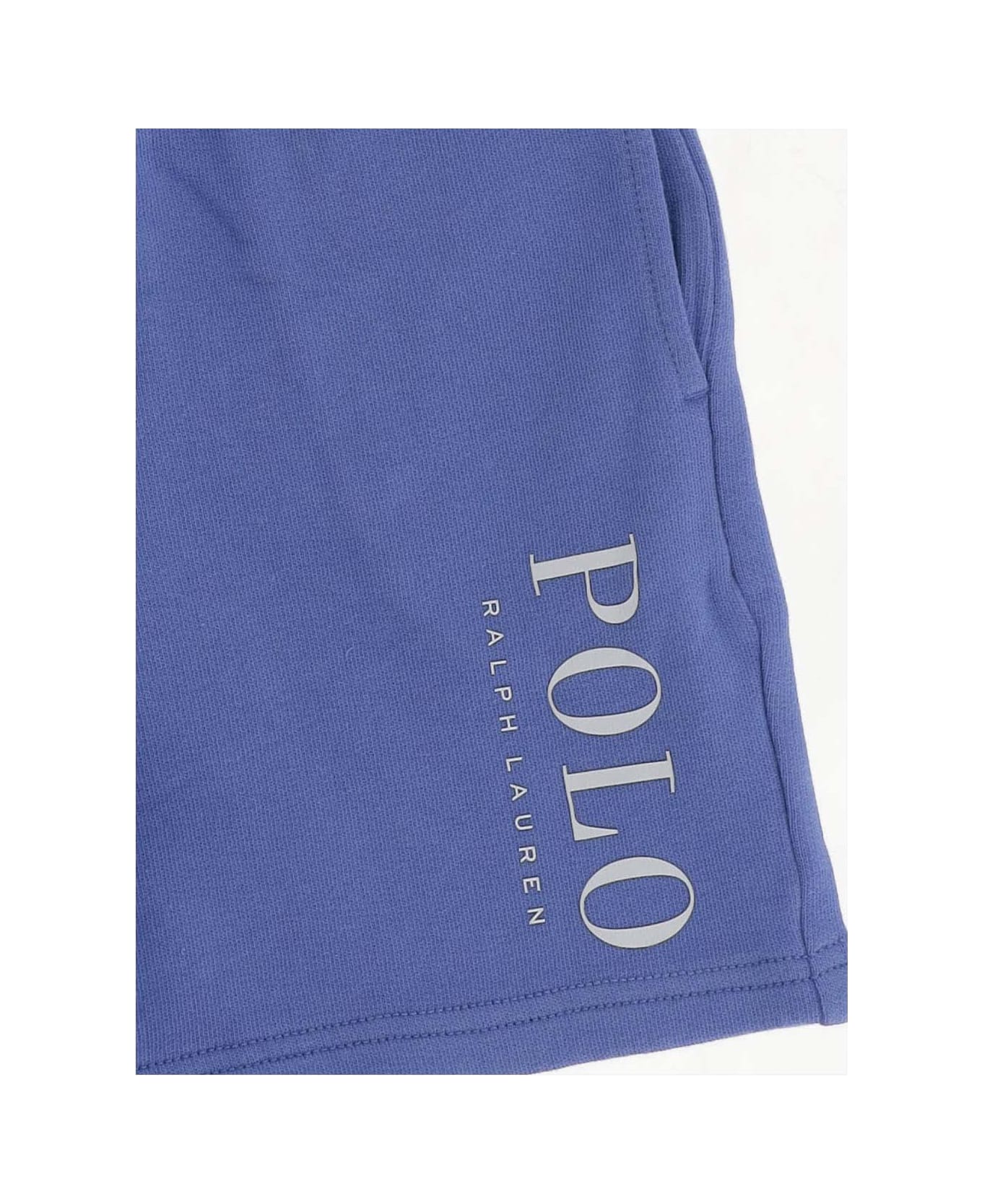 Polo Ralph Lauren Cotton Blend Logo Short Pants - Blue ボトムス
