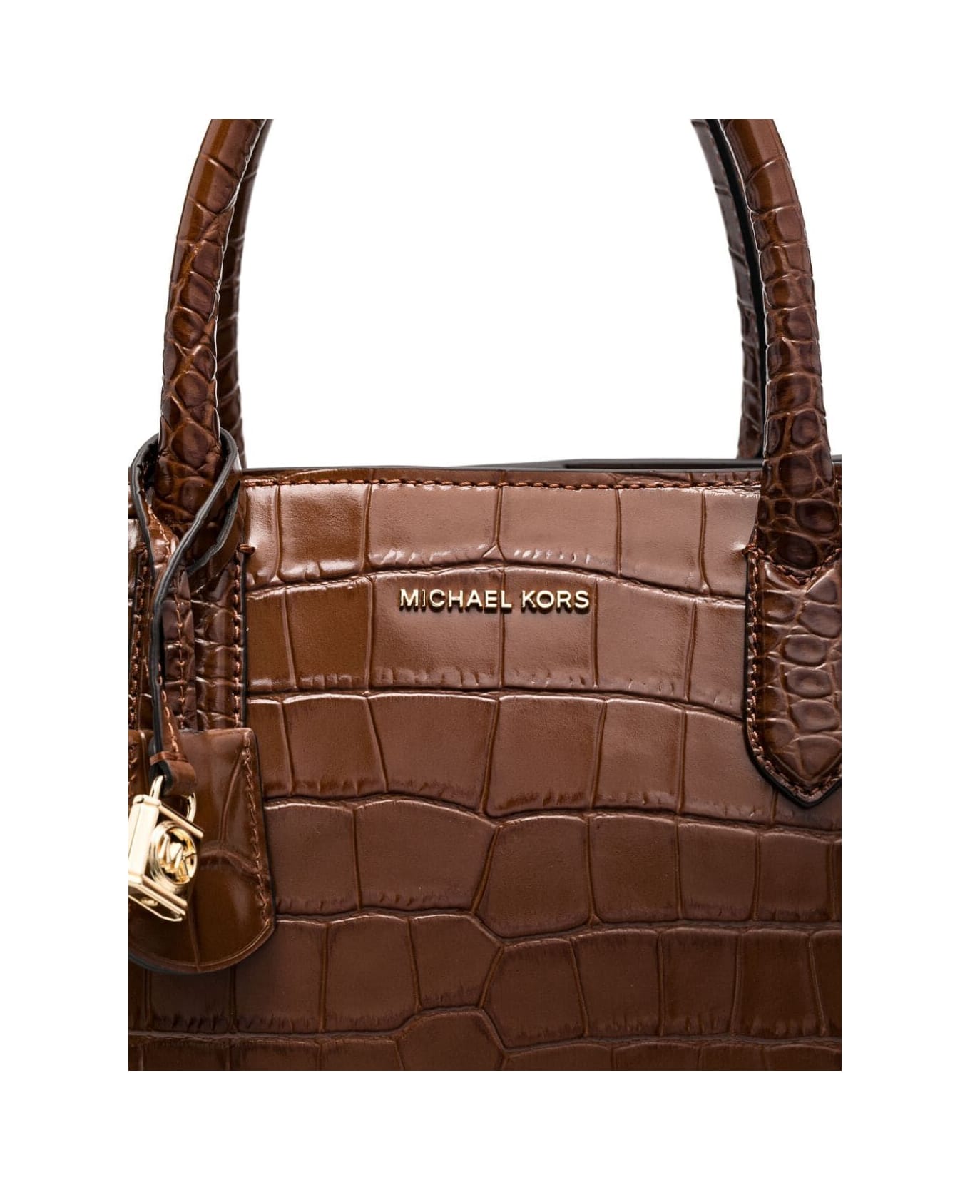 MICHAEL Michael Kors Medium Ew Satchel - Chestnut トートバッグ