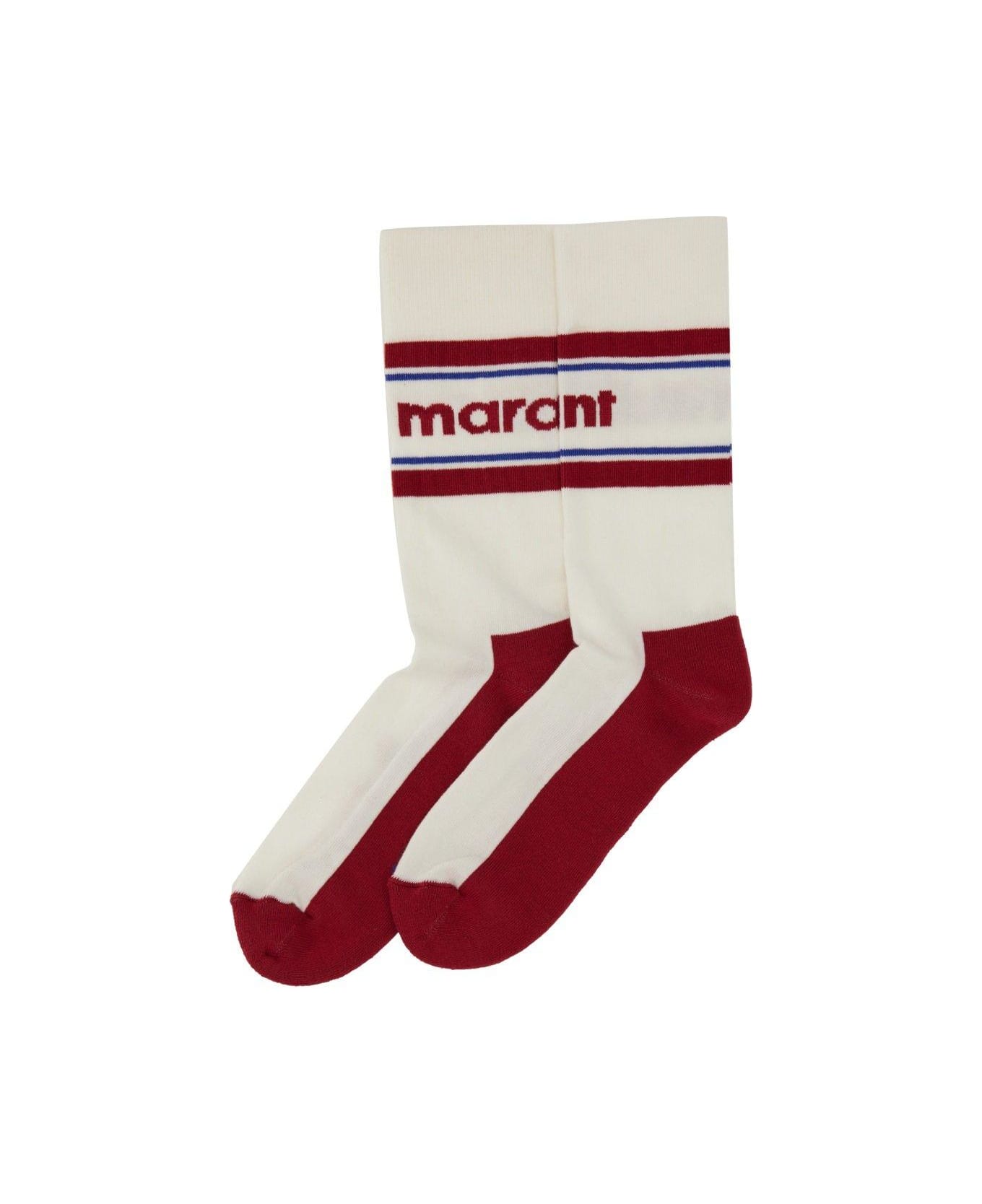 Isabel Marant Two-toned Socks - MULTICOLOUR 靴下