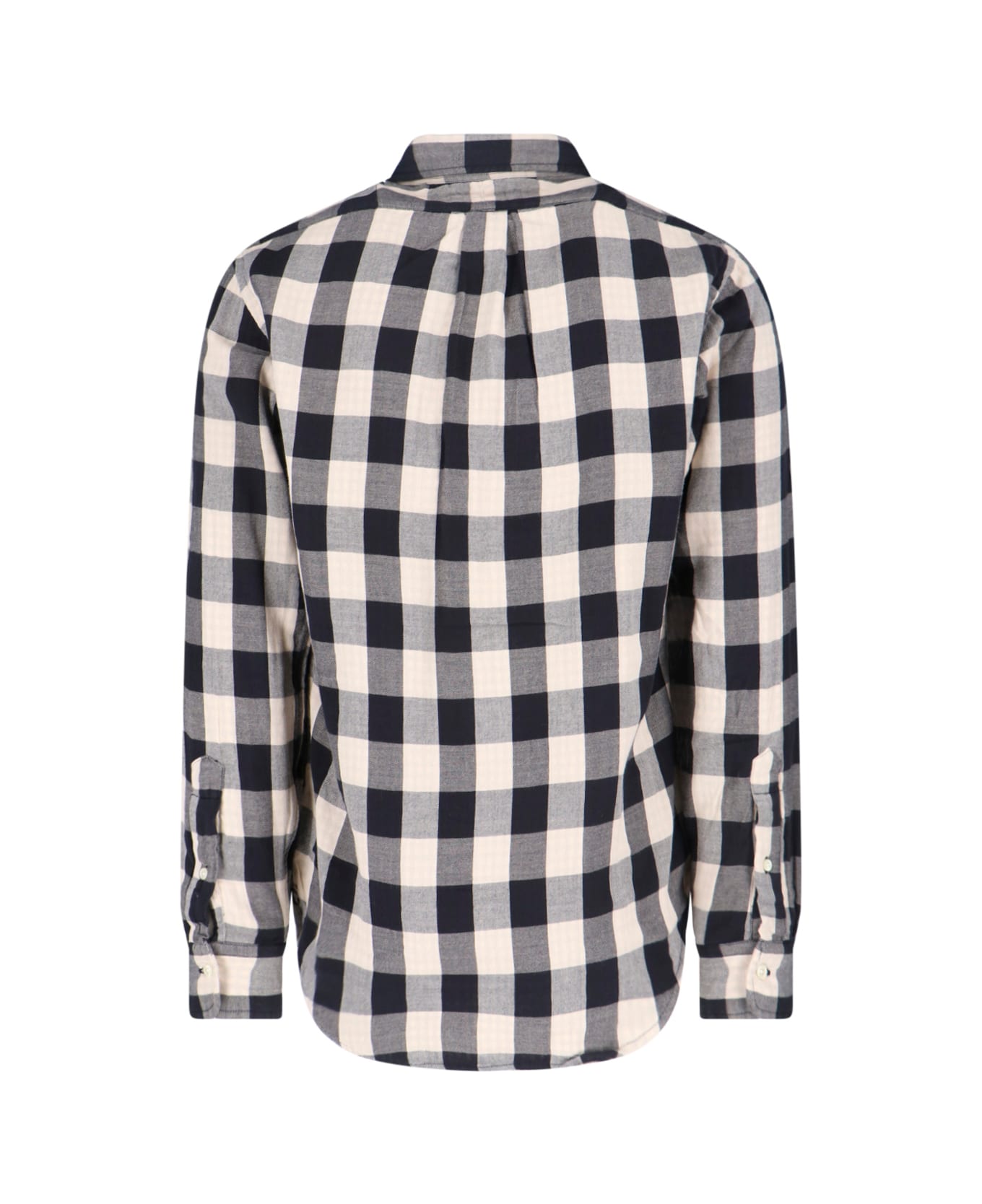 Ralph Lauren Checked Shirt - 1932 CREAM/BLACK