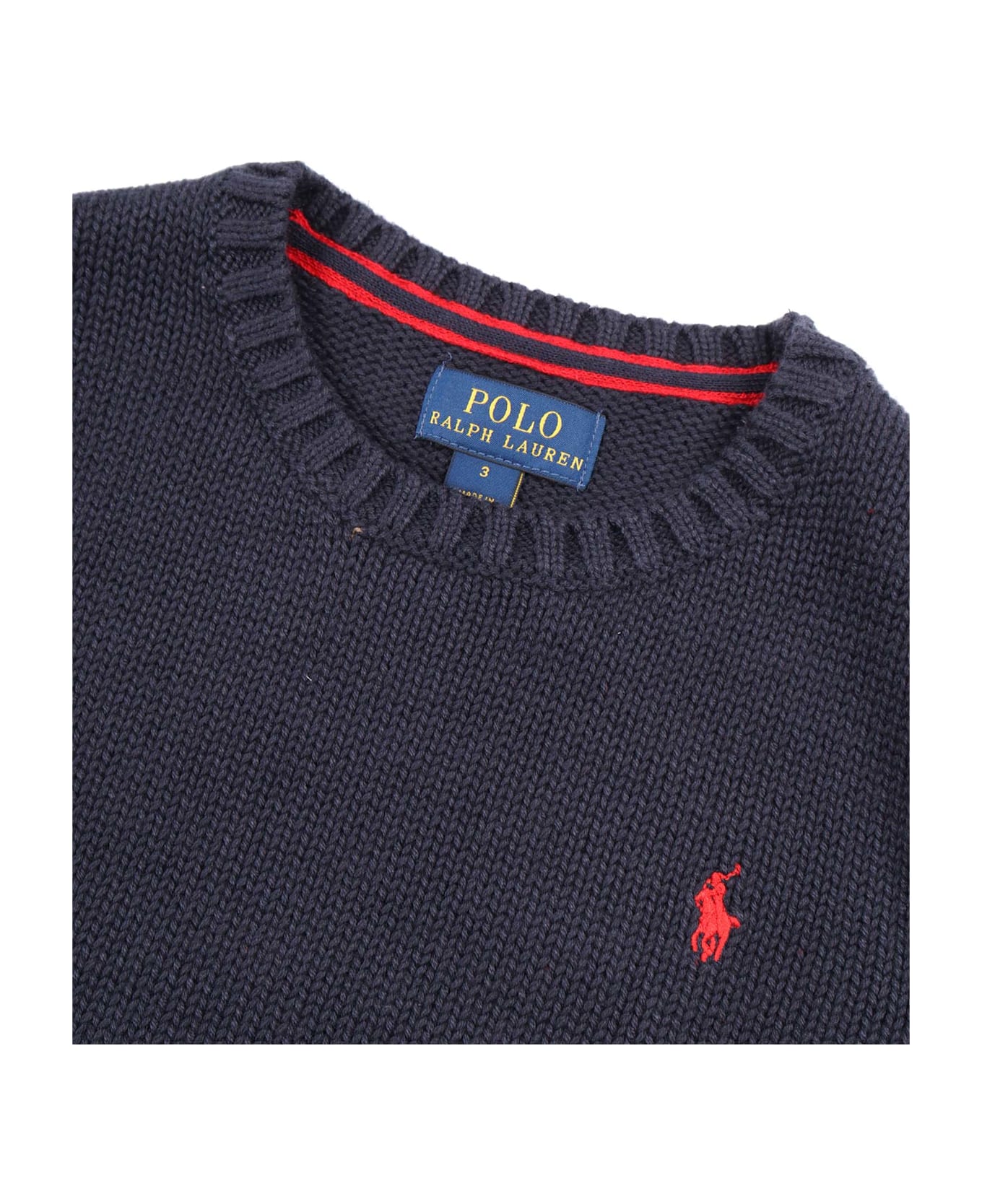 Polo Ralph Lauren Ls Cn-sweater-pullover - BLUE