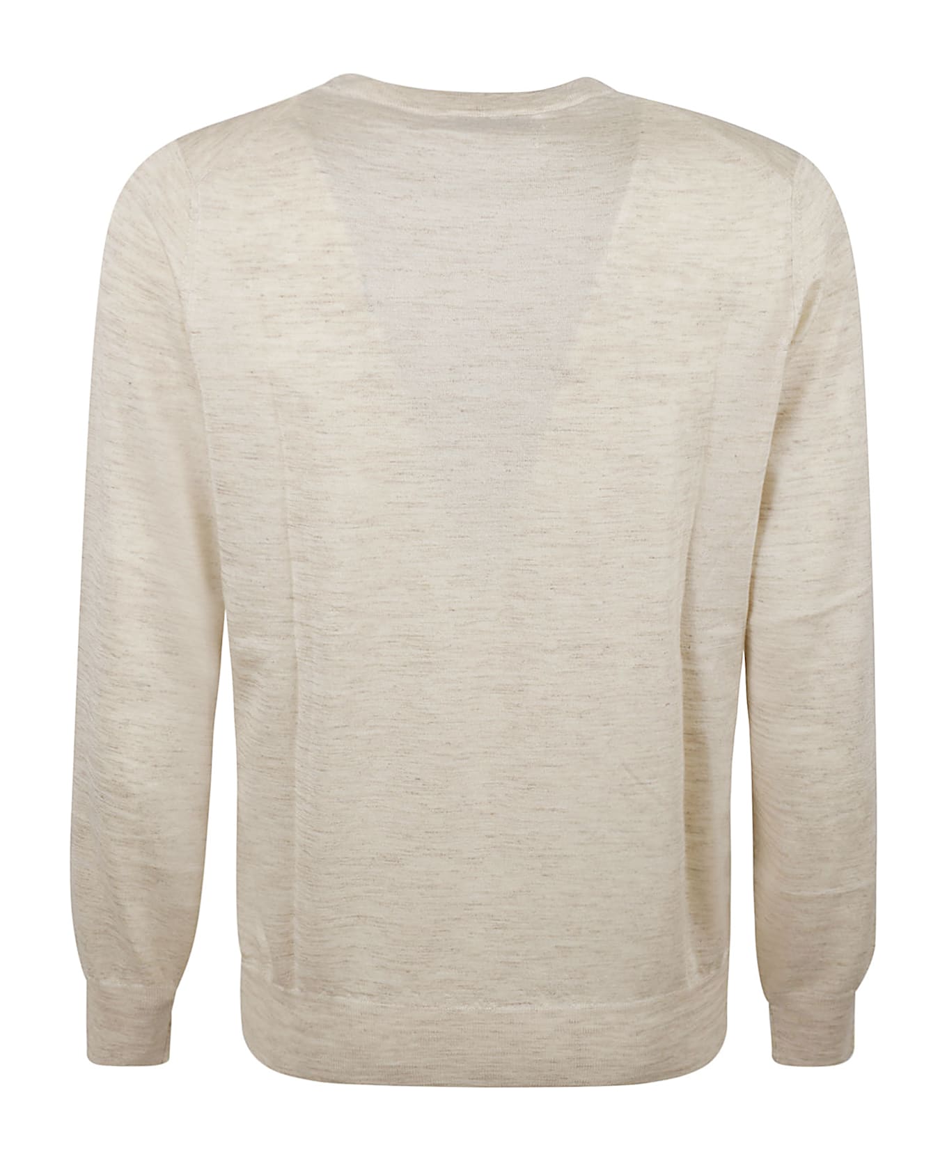 Brunello Cucinelli Rib Trim Plain Sweater - CREWNECK