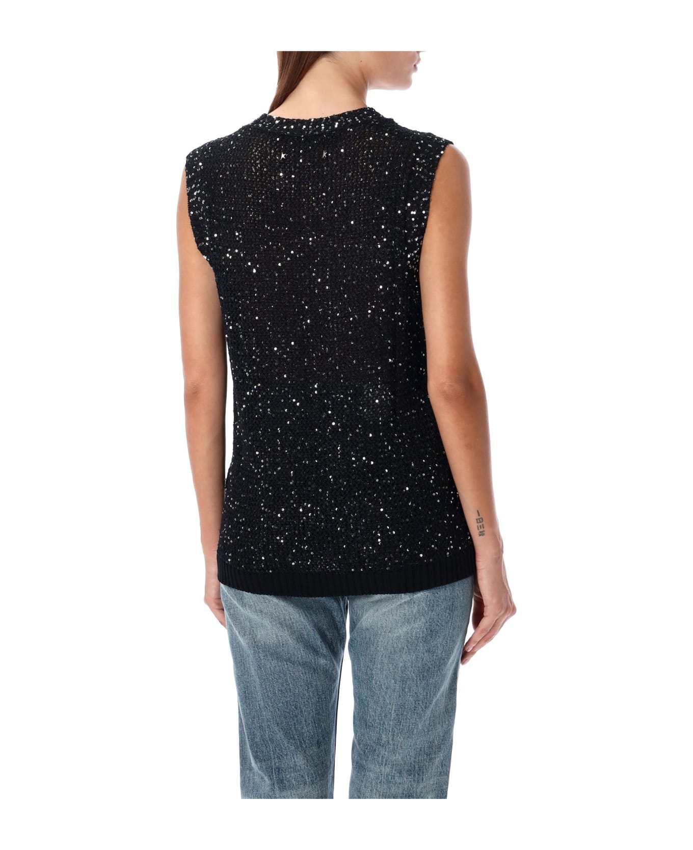 Golden Goose Knitted Vest - BACK