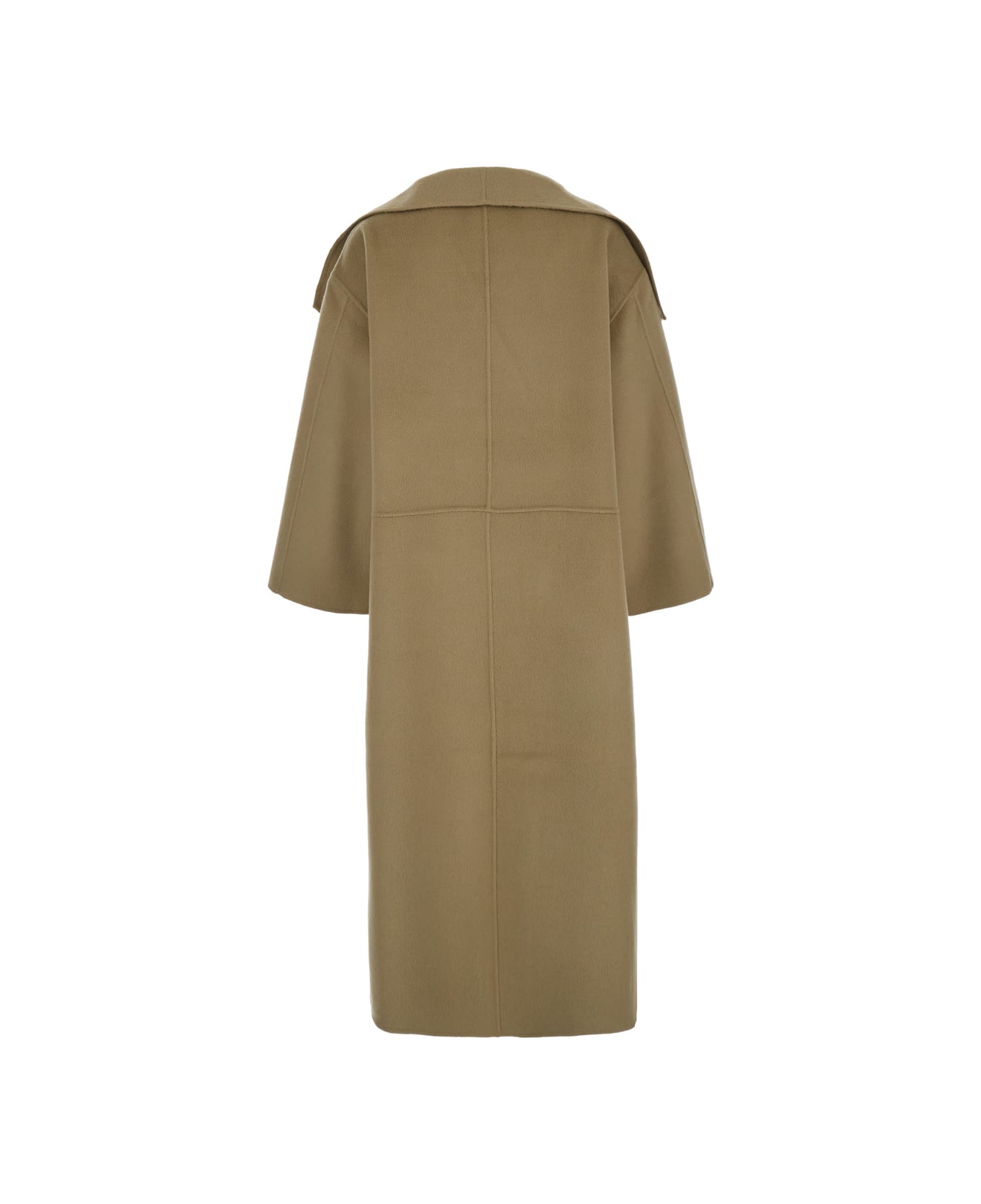 Totême Signature Wool Cashmere Coat - Brown