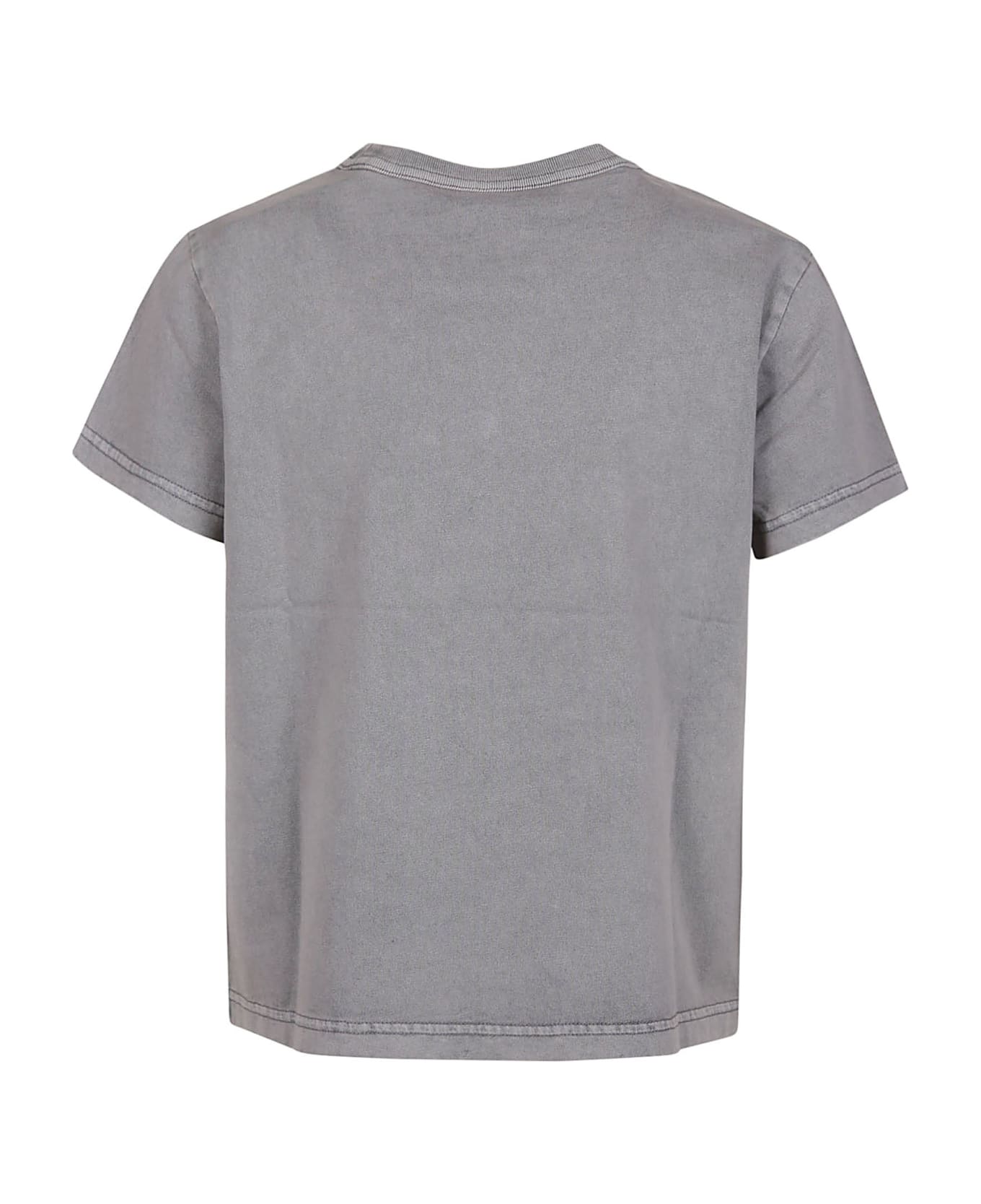 T by Alexander Wang Puff Logo Bound Neck Essential Shrunk T-shirt - A Acid Fog