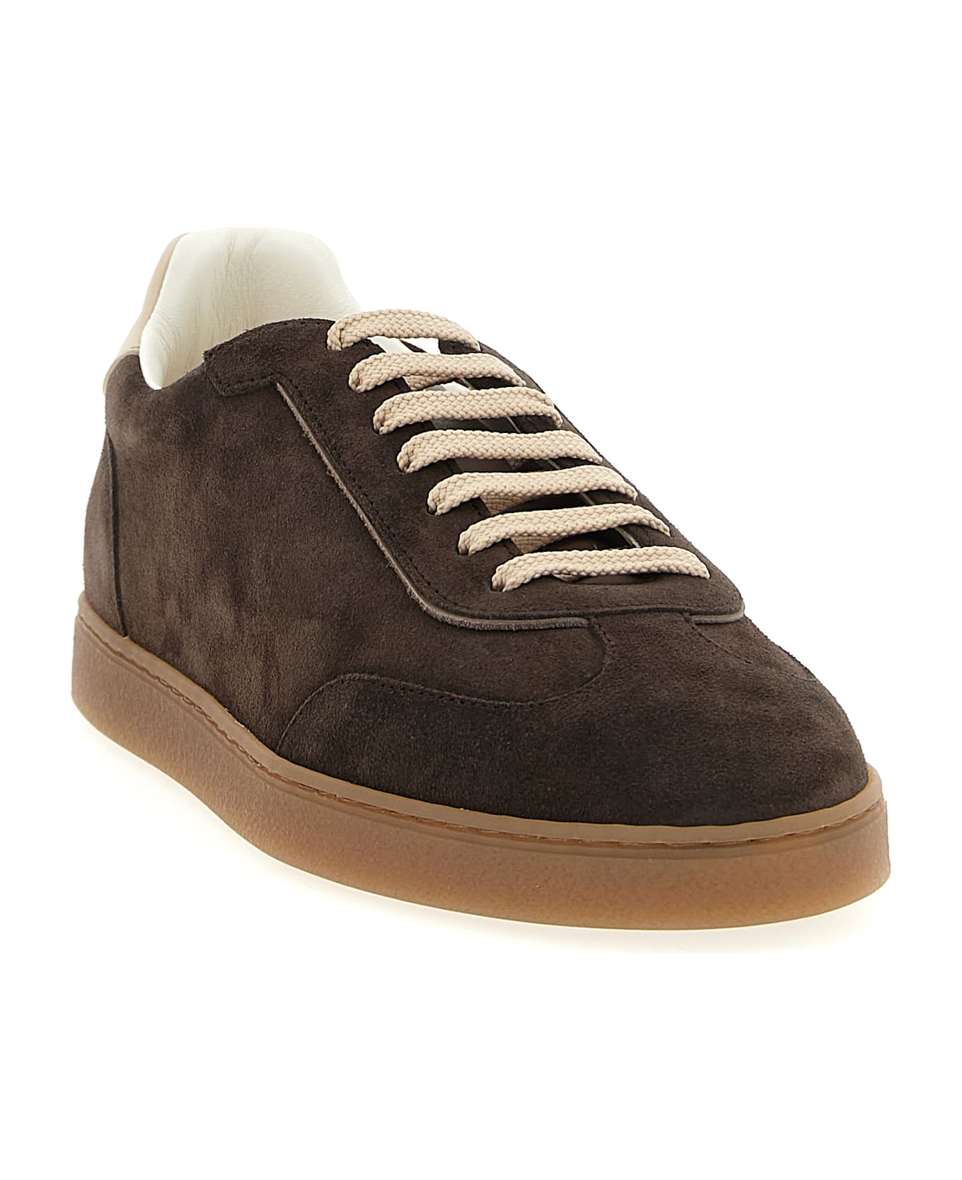 Brunello Cucinelli Suede Sneakers - Brown スニーカー