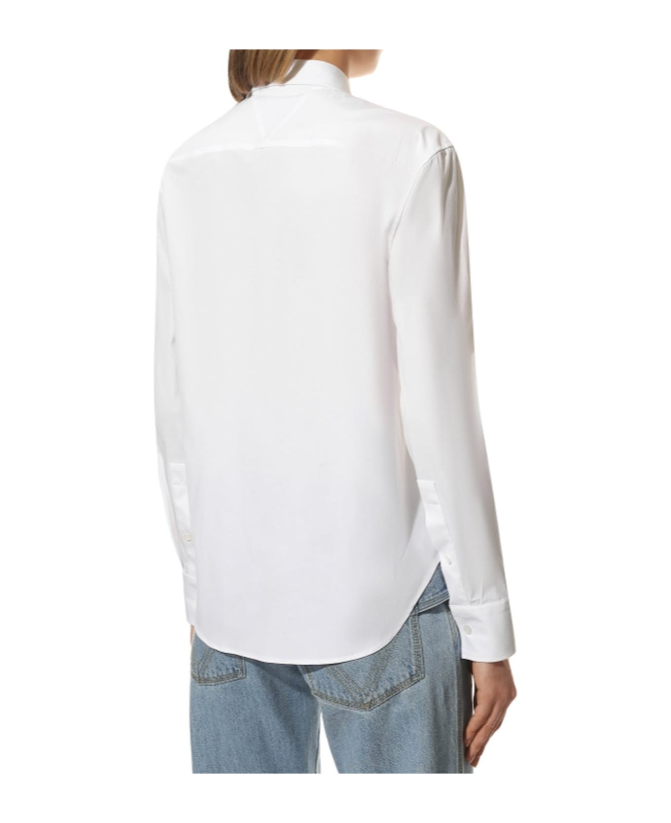 Bottega curl Veneta Classic Cotton Shirt - White