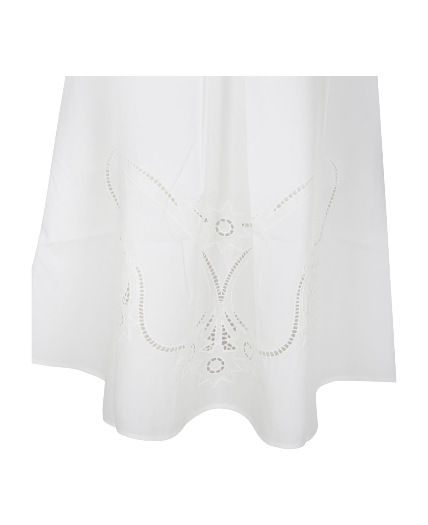 Chloé White Skirt For Girl - White