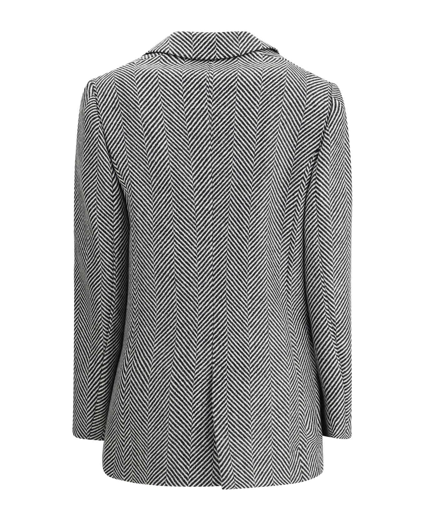 Forte_Forte Chic Chevron Wool Jacket