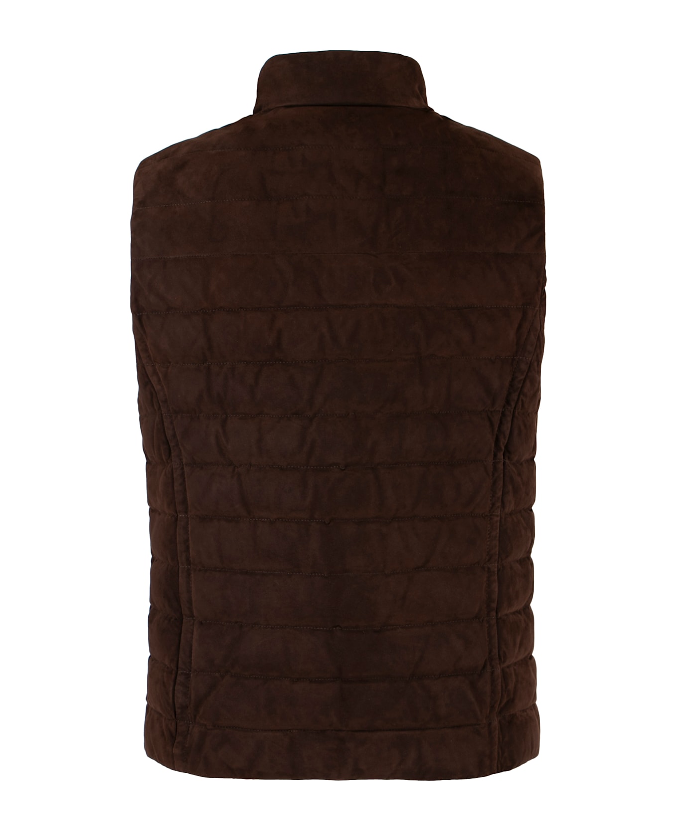 Moorer Calaf Padded Bodywarmer - brown