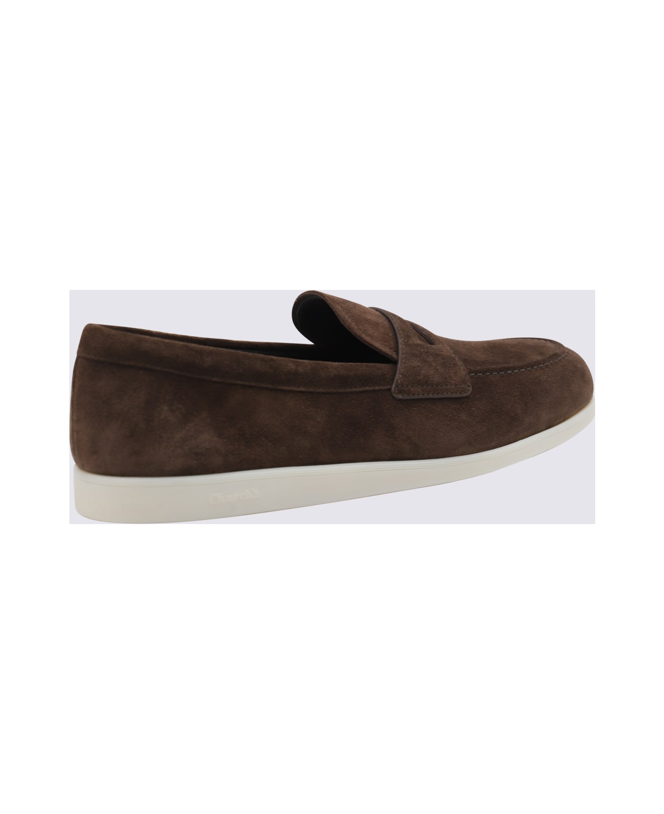 Church's Brown Suede Loafers - Dark
