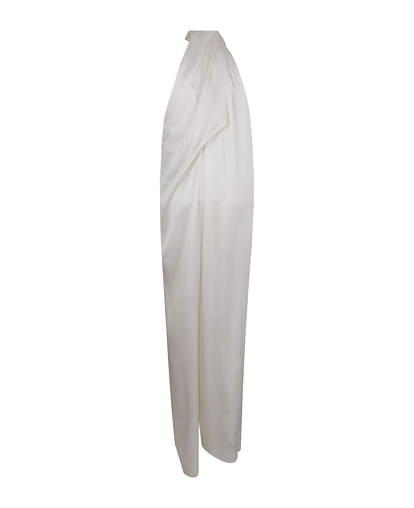 Stella McCartney Envers Satin Halterneck All In One - Cream