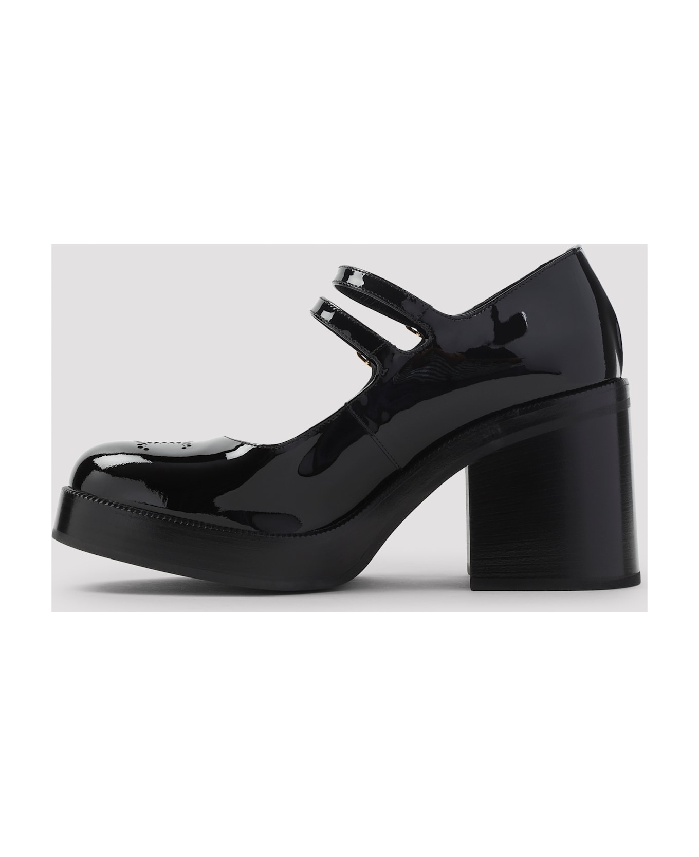 Celine Triomphe Perforated 90 Babies Decolletes - No Black