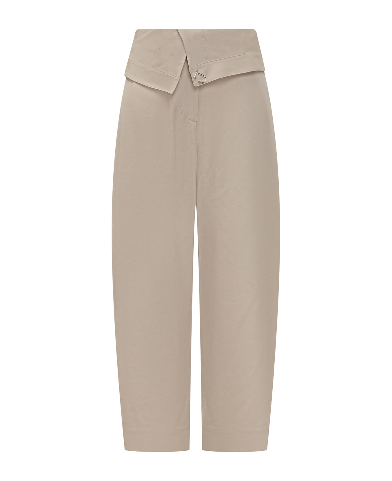 J.W. Anderson Fold Over Trousers - BEIGE