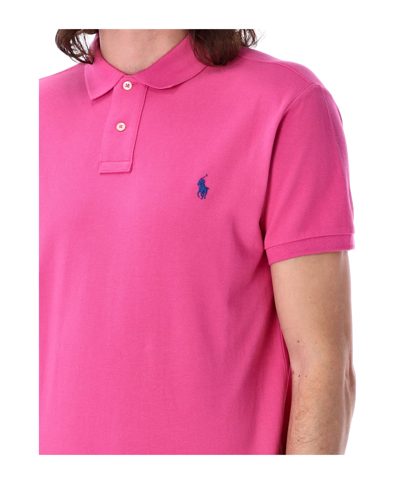 Polo Ralph Lauren Slim Fit Polo Shirt - PEONY